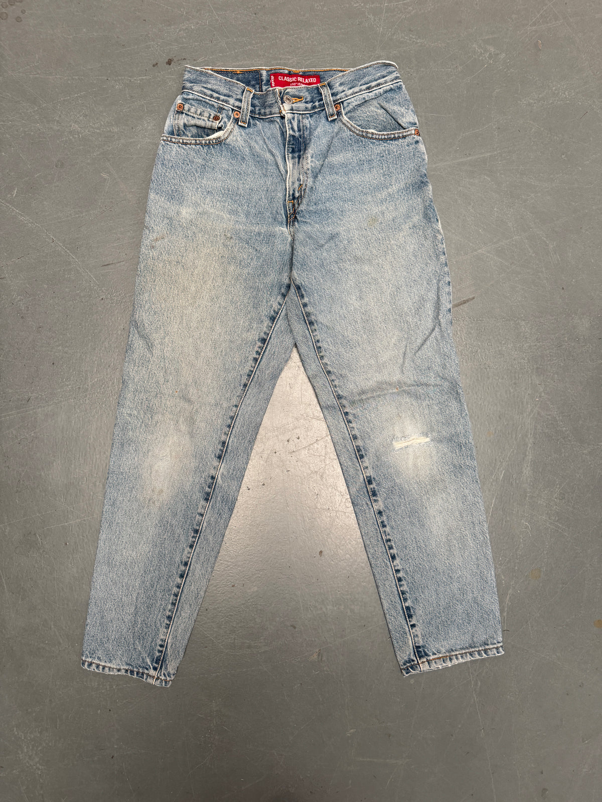 Vintage Ladies Levis High Waisted Denim 90s Made Jean - W 26 L 28 - HW310