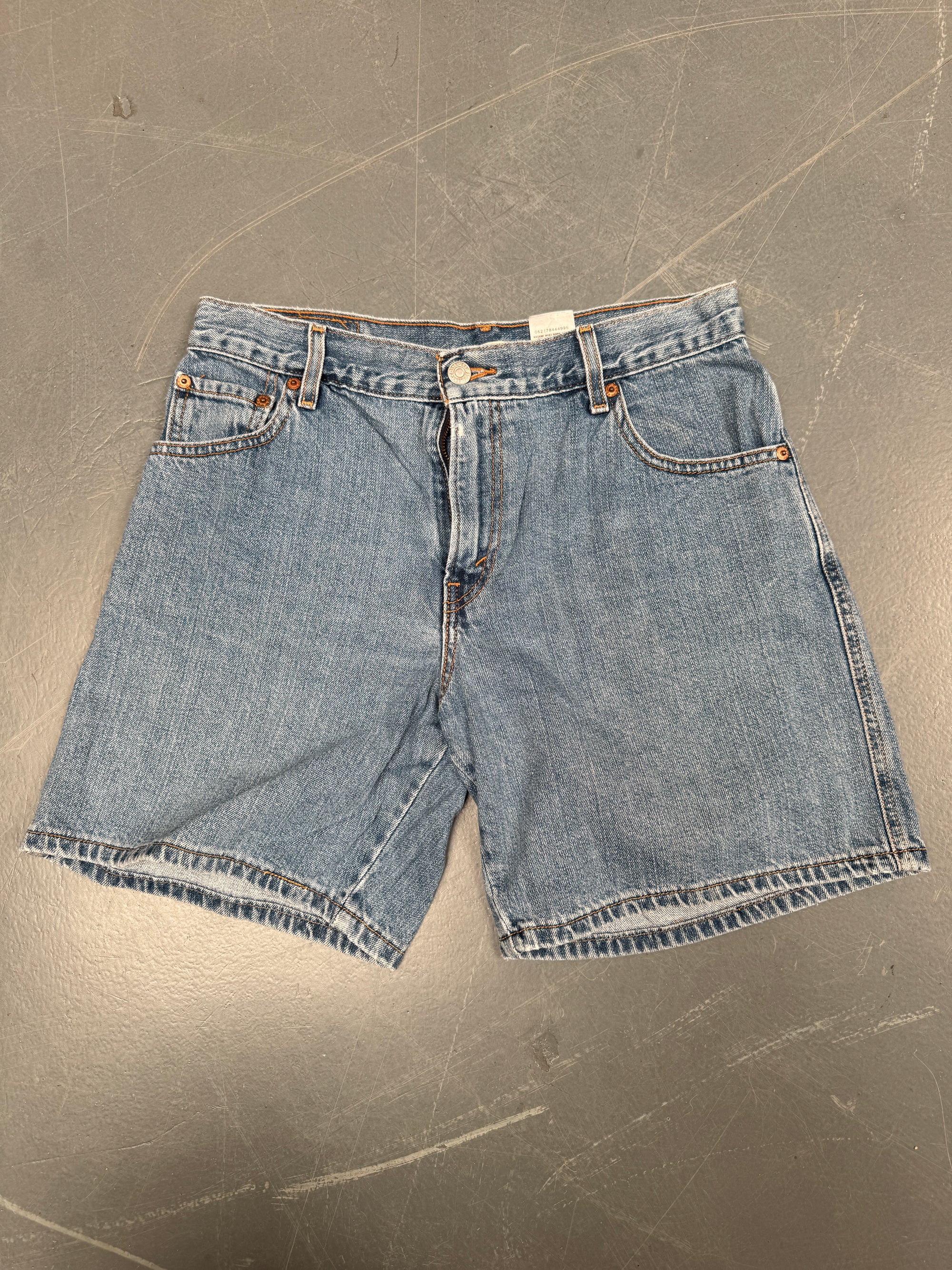 Vintage Ladies Levis Cut Off Denim Shorts - 90s Made - W 30 - SH071