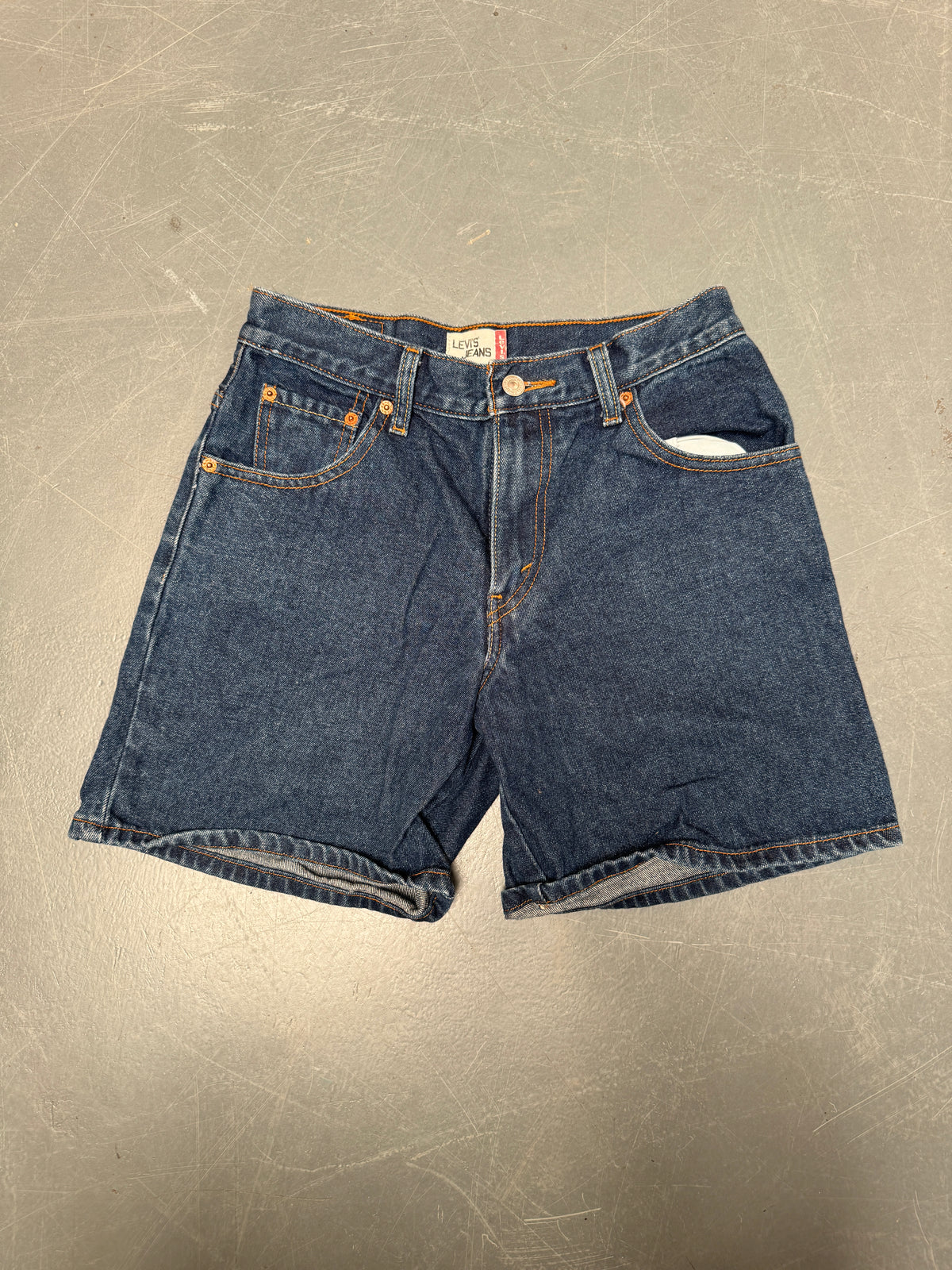 Vintage Levis Cut Off Denim Shorts - 90s Made - W 26 - SH1004