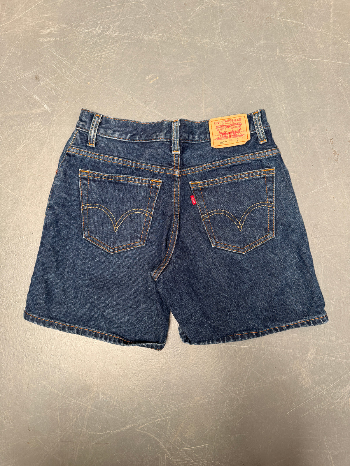 Vintage Levis Cut Off Denim Shorts - 90s Made - W 26 - SH1004