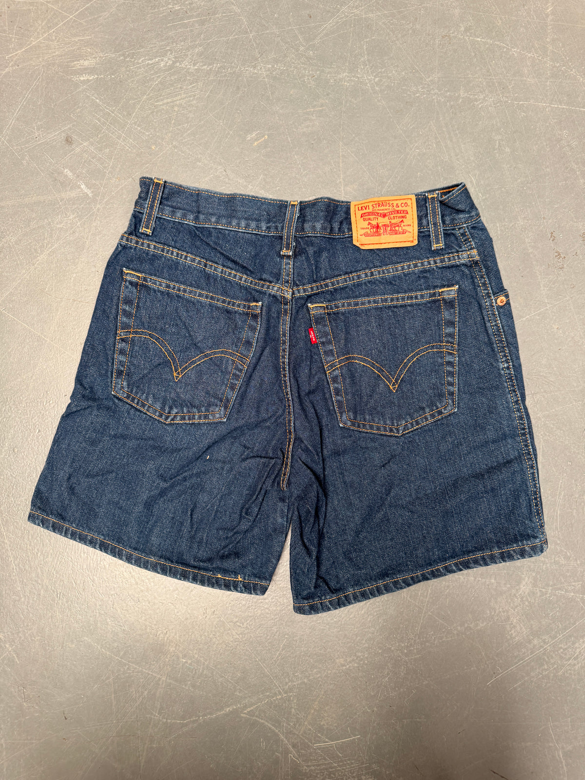 Vintage Levis Cut Off Denim Shorts - 90s Made - W 30 - SH1012