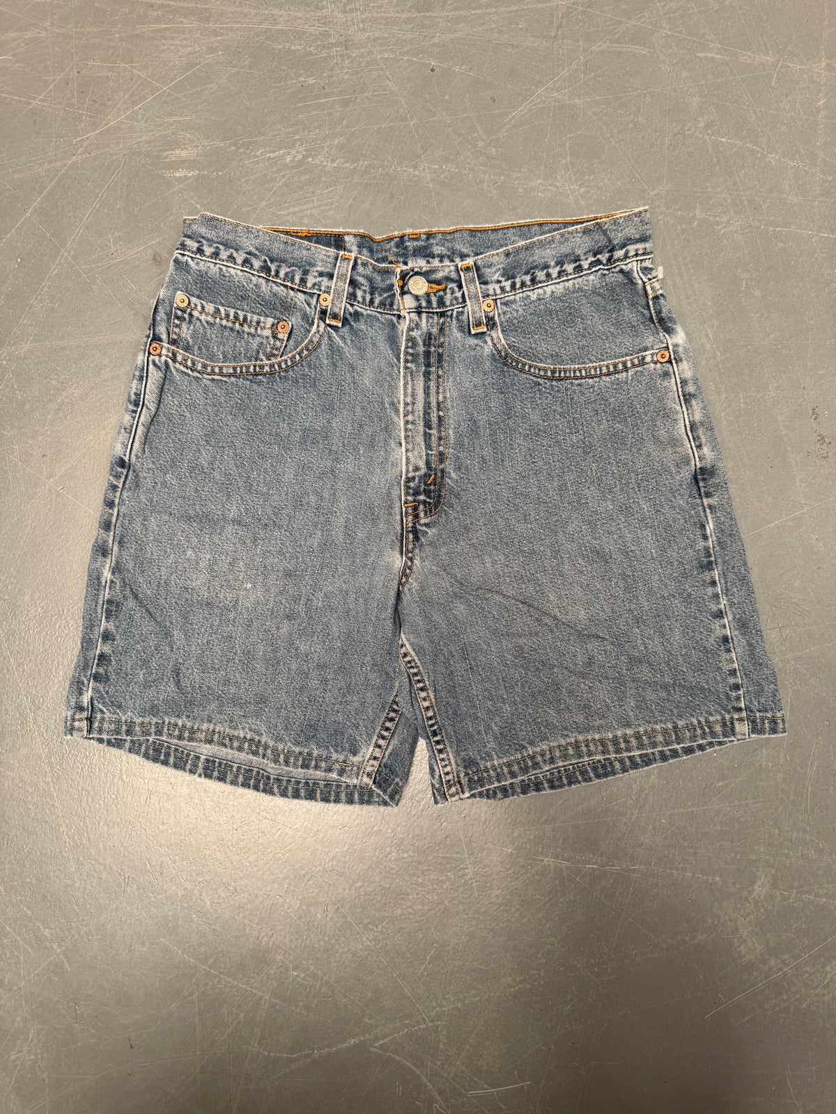 Vintage Levis Cut Off Denim Shorts - 90s Made - W 30 - SH1014