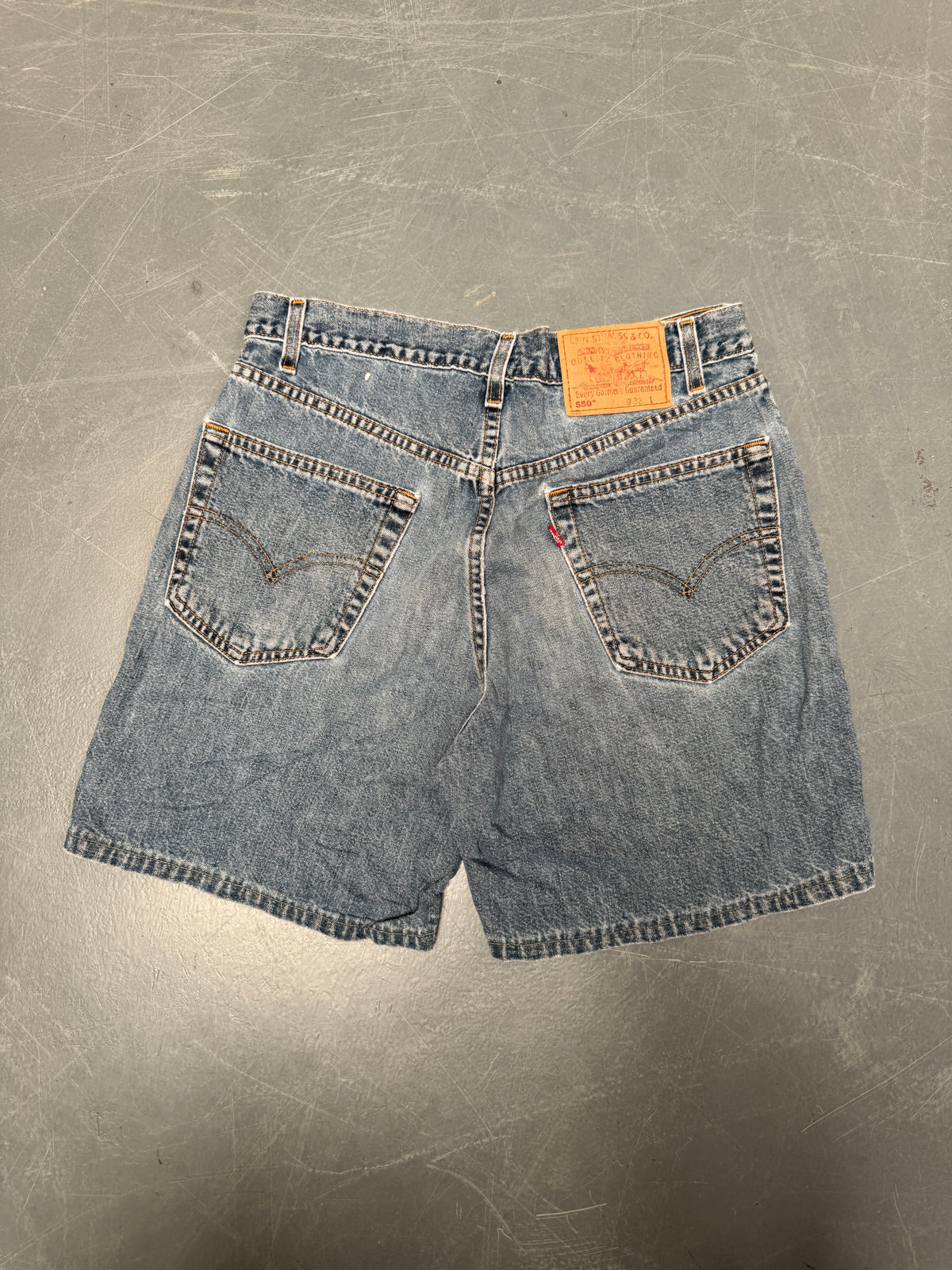 Vintage Levis Cut Off Denim Shorts - 90s Made - W 30 - SH1014