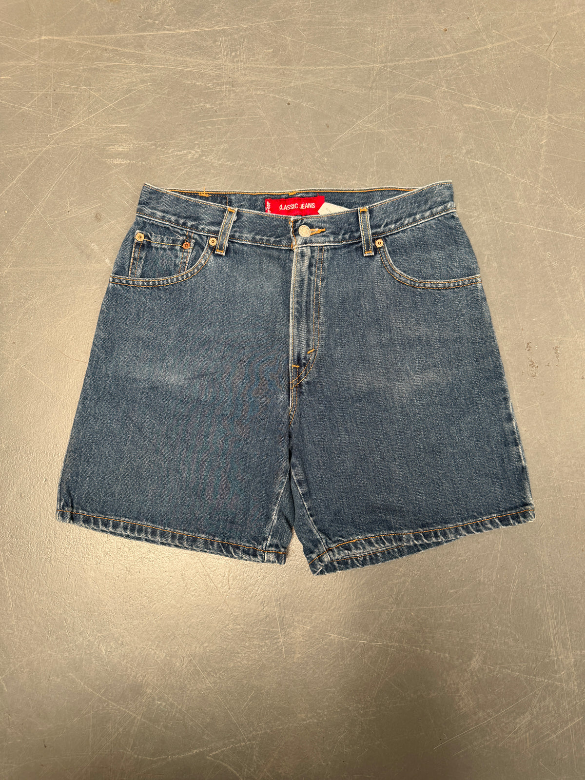 Vintage Levis Cut Off Denim Shorts - 90s Made - W 30 - SH1022