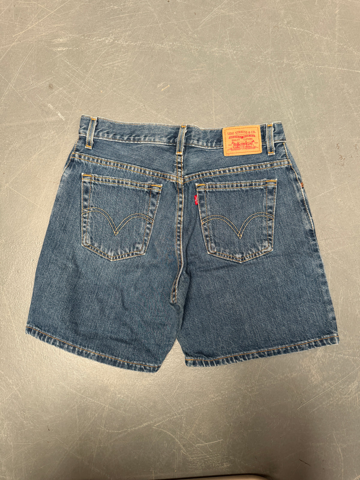 Vintage Levis Cut Off Denim Shorts - 90s Made - W 30 - SH1022