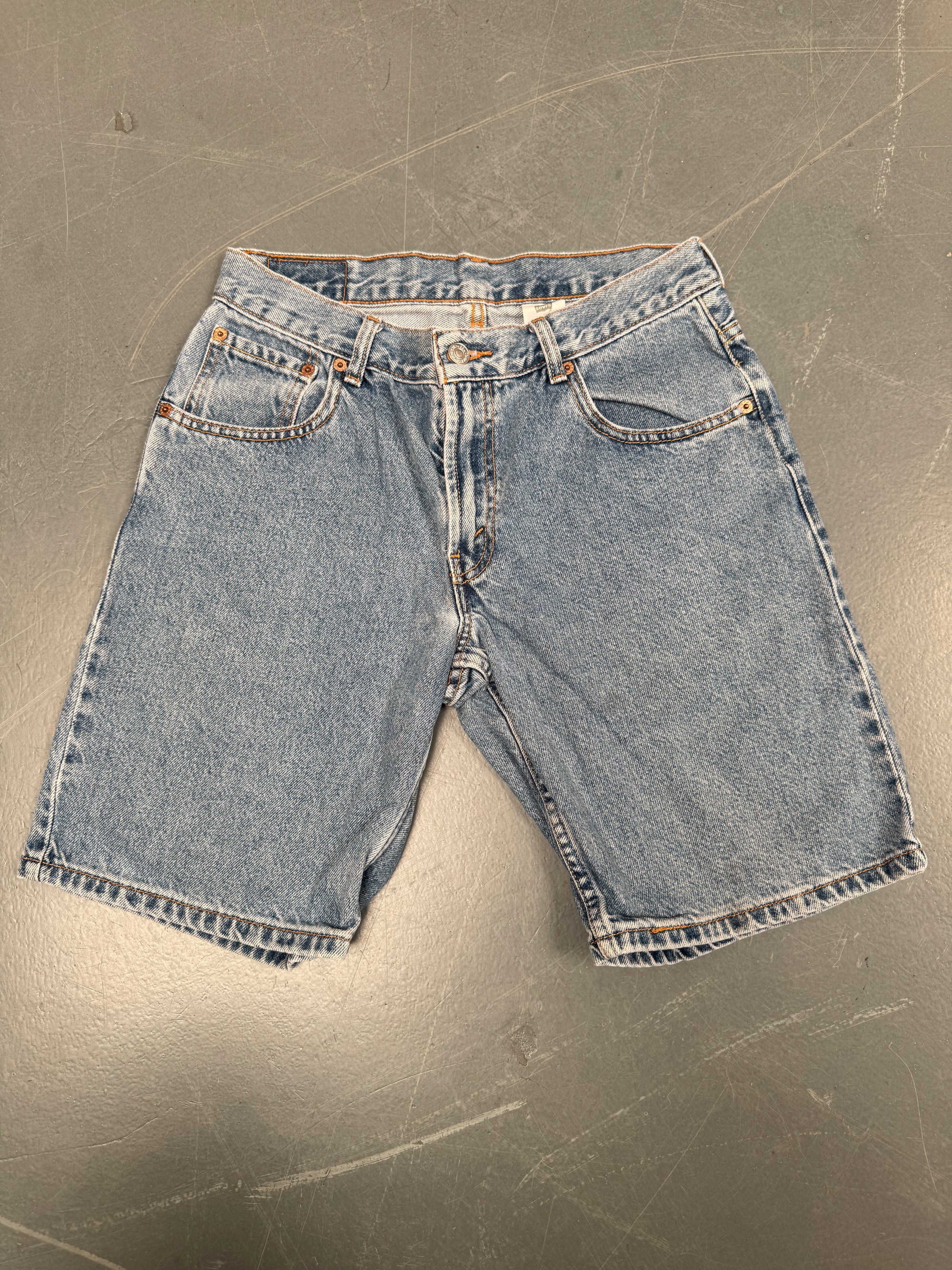 Vintage Ladies Levis Cut Off Denim Shorts - 90s Made - W 29 - SH103