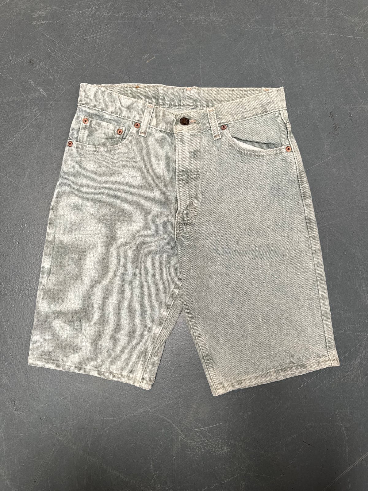 Vintage Levis Cut Off Denim Shorts - 90s Made - W 28 - SH1033