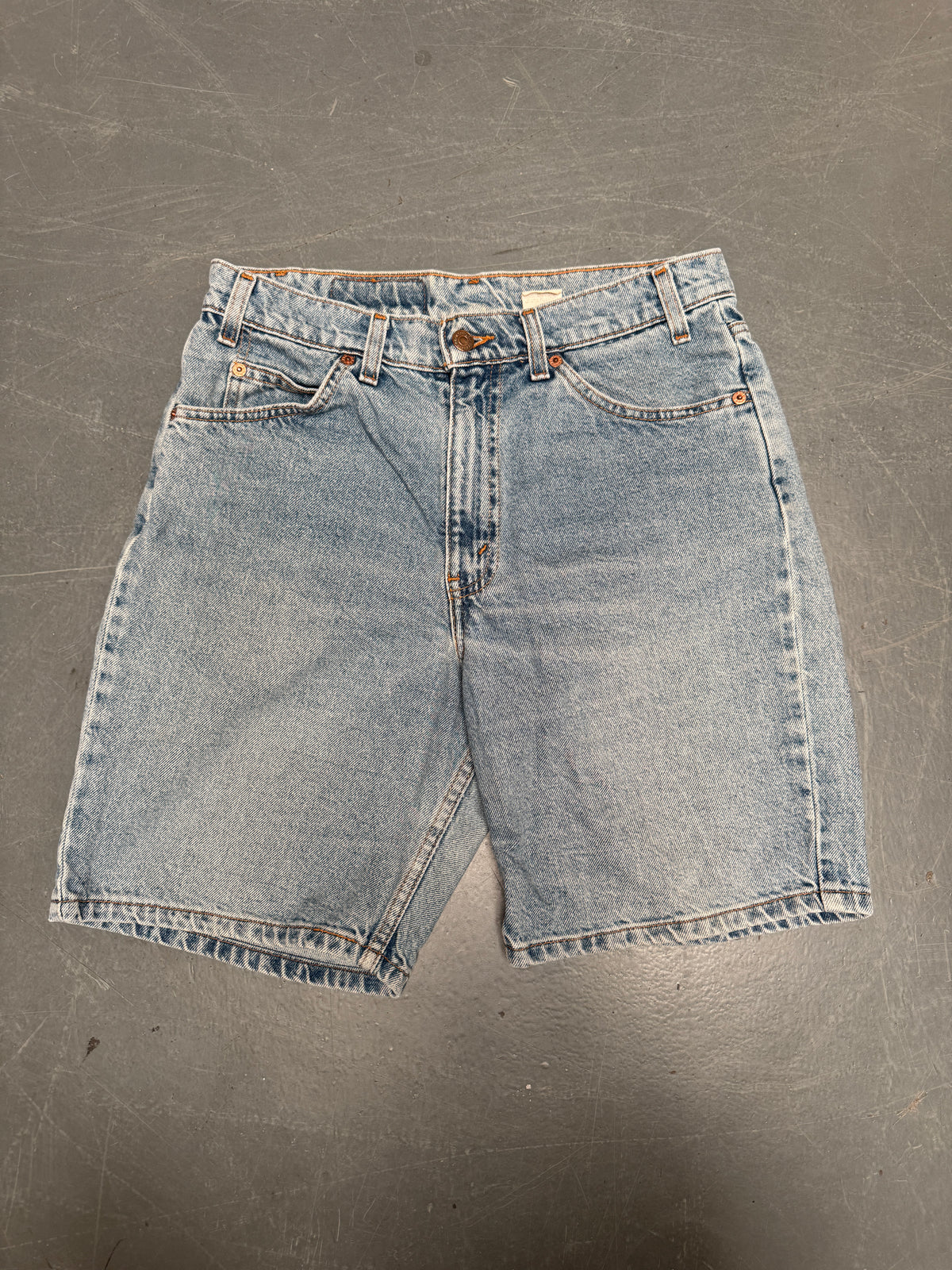 Vintage Levis Cut Off Denim Shorts - 90s Made - W 30 - SH1056