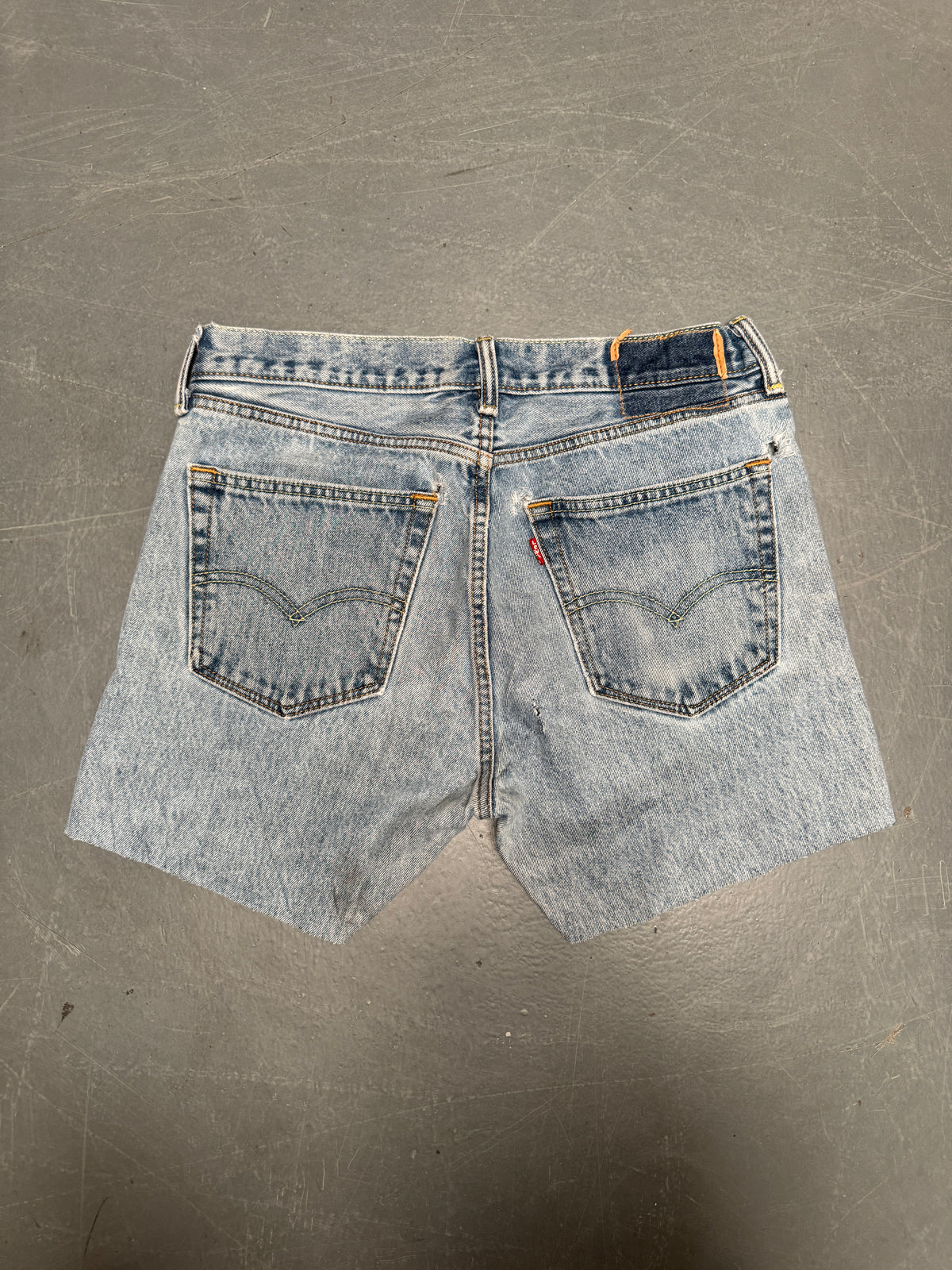 Vintage Levis Cut Off Denim Shorts - 90s Made - W 30 - SH1062