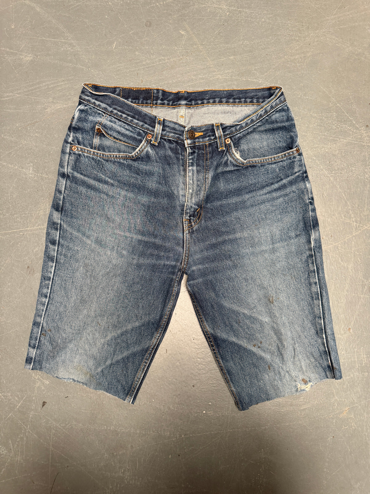 Vintage Levis Cut Off Denim Shorts - 90s Made - W 30 - SH1076
