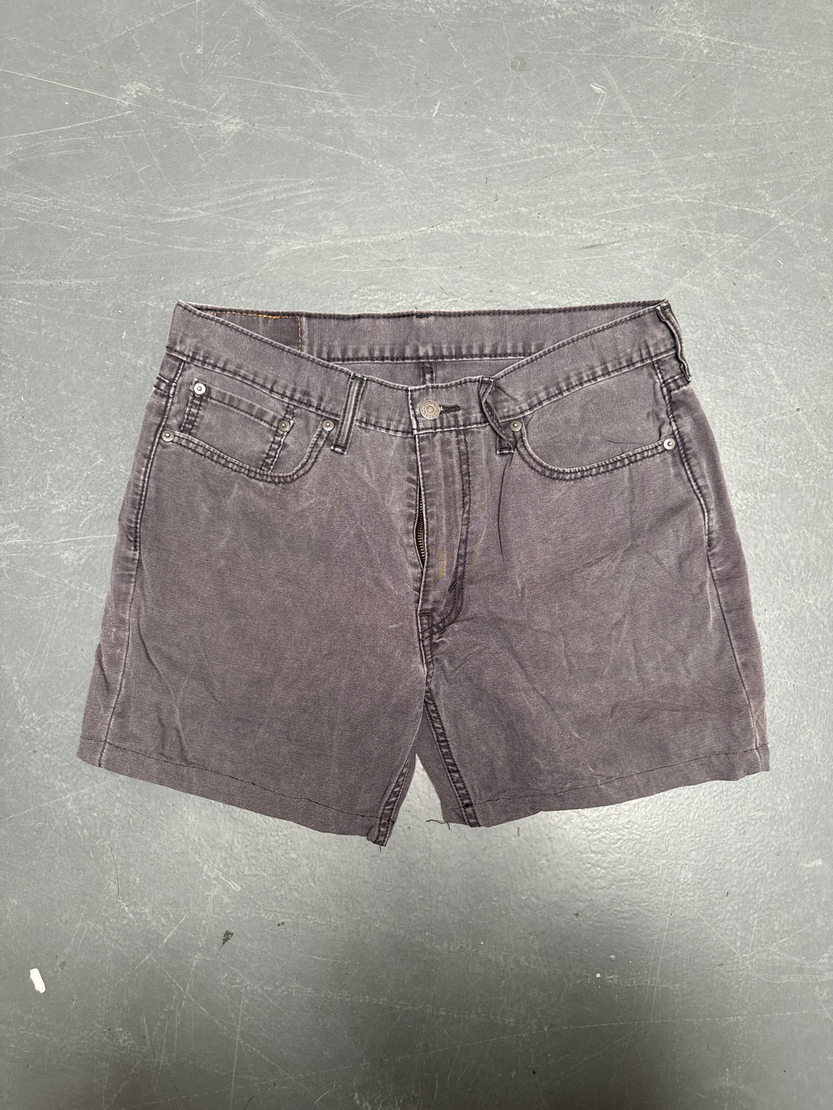Vintage Levis Cut Off Denim Shorts - 90s Made - W 32 - SH1091