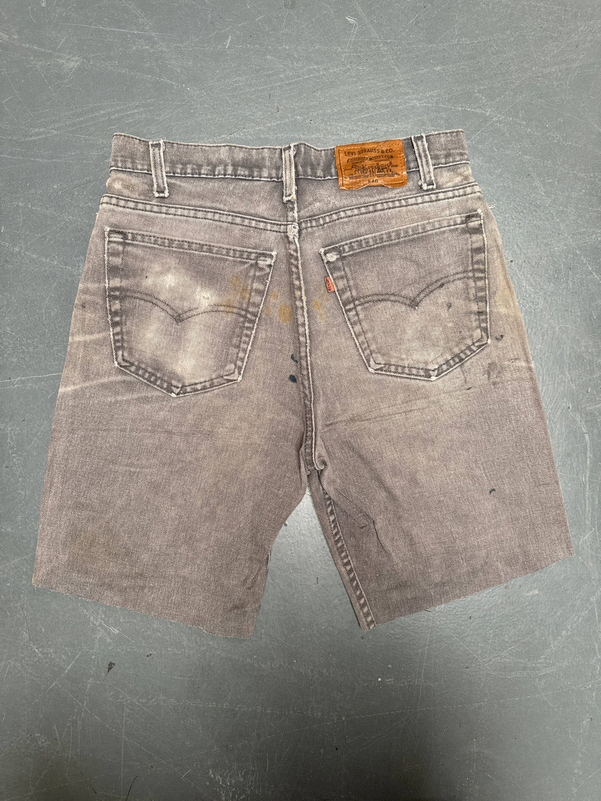 Vintage Levis Cut Off Denim Shorts - 90s Made - W 30 - SH1093