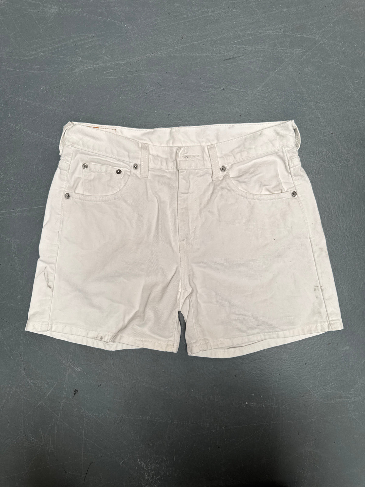 Vintage Levis Cut Off Denim Shorts - 90s Made - W 30 - SH1095