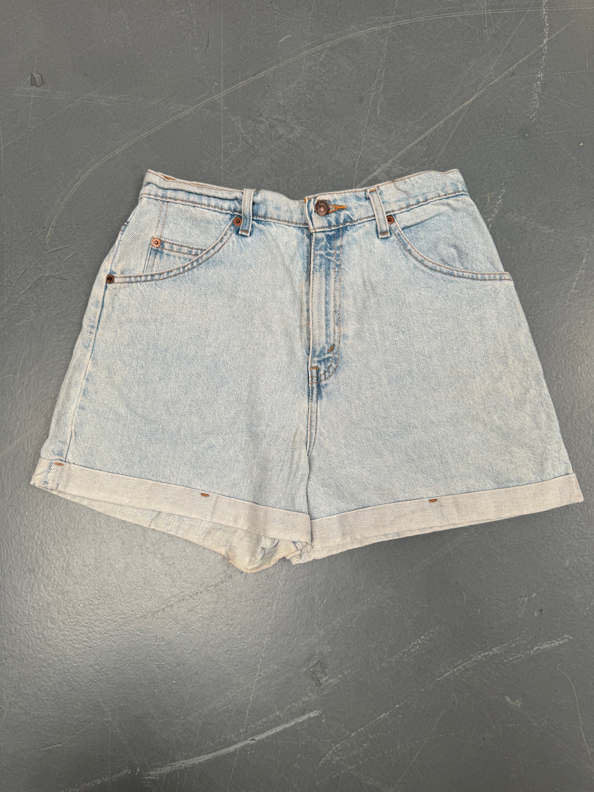 Vintage Ladies Levis Cut Off Denim Shorts - 90s Made - W 28 - SH110