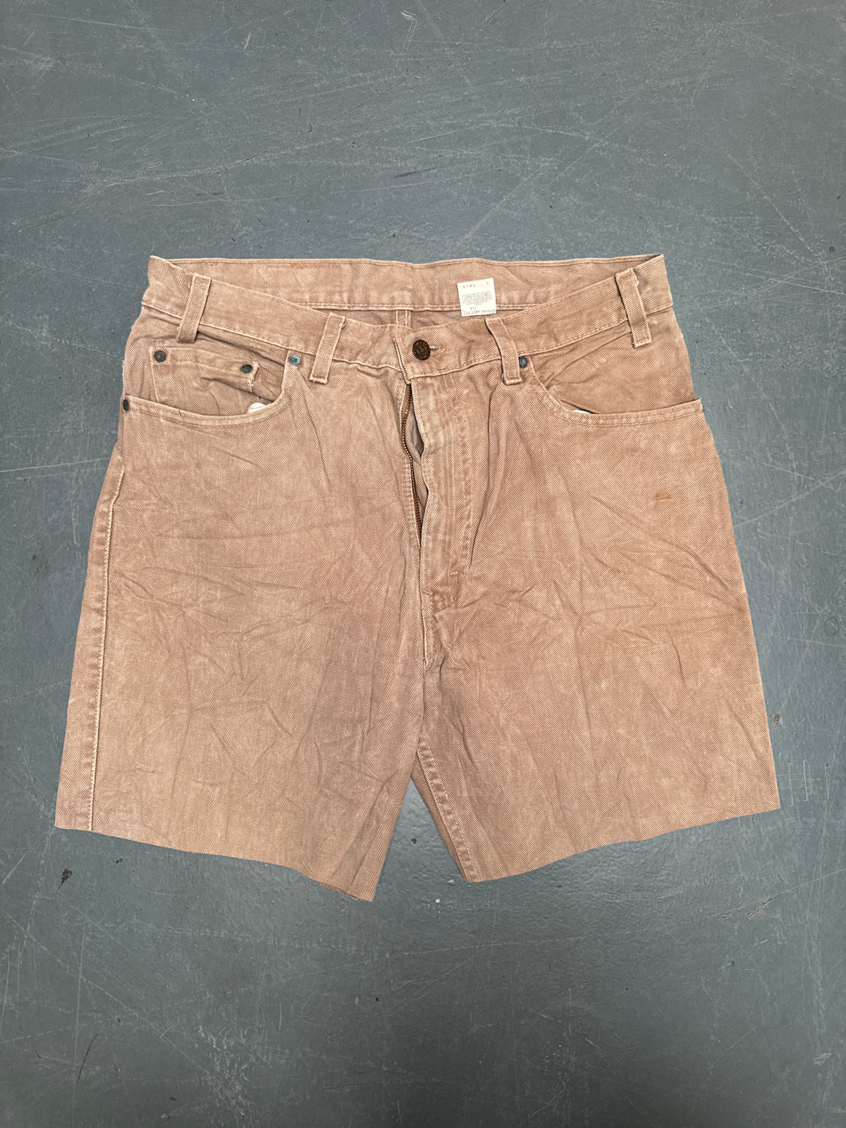 Vintage Levis Cut Off Denim Shorts - 90s Made - W 32 - SH1107
