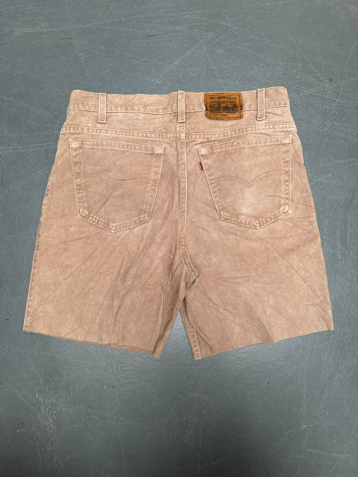 Vintage Levis Cut Off Denim Shorts - 90s Made - W 32 - SH1107