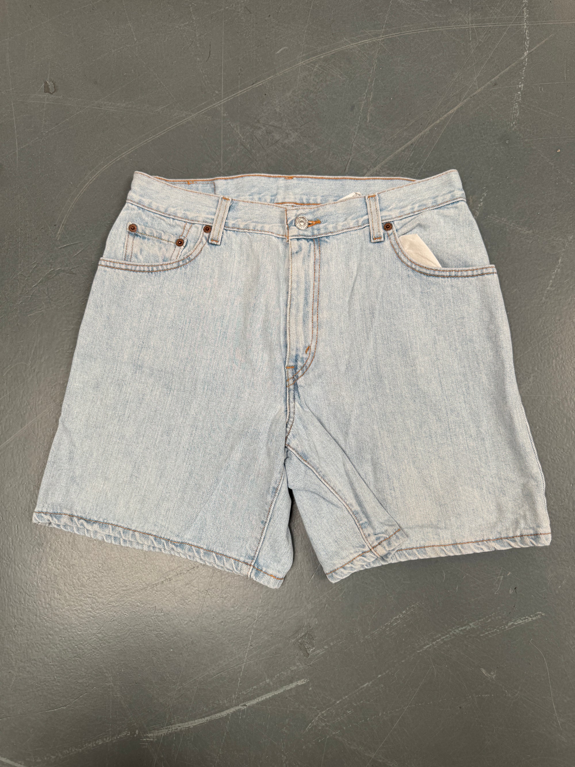 Vintage Ladies Levis Cut Off Denim Shorts - 90s Made - W 30 - SH111
