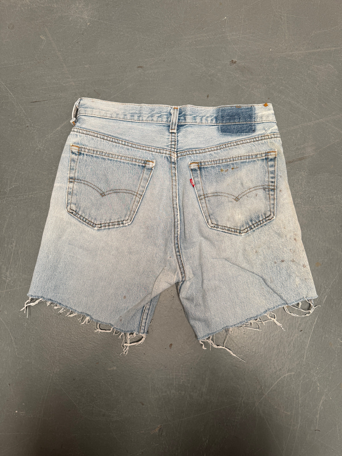 Vintage Levis Cut Off Denim Shorts - 90s Made - W 30 - SH1121