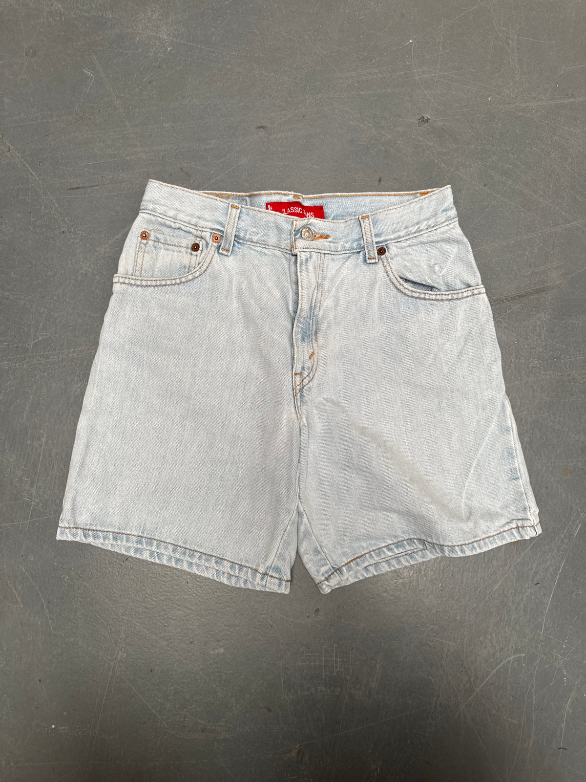Vintage Levis Cut Off Denim Shorts - 90s Made - W 26 - SH1132