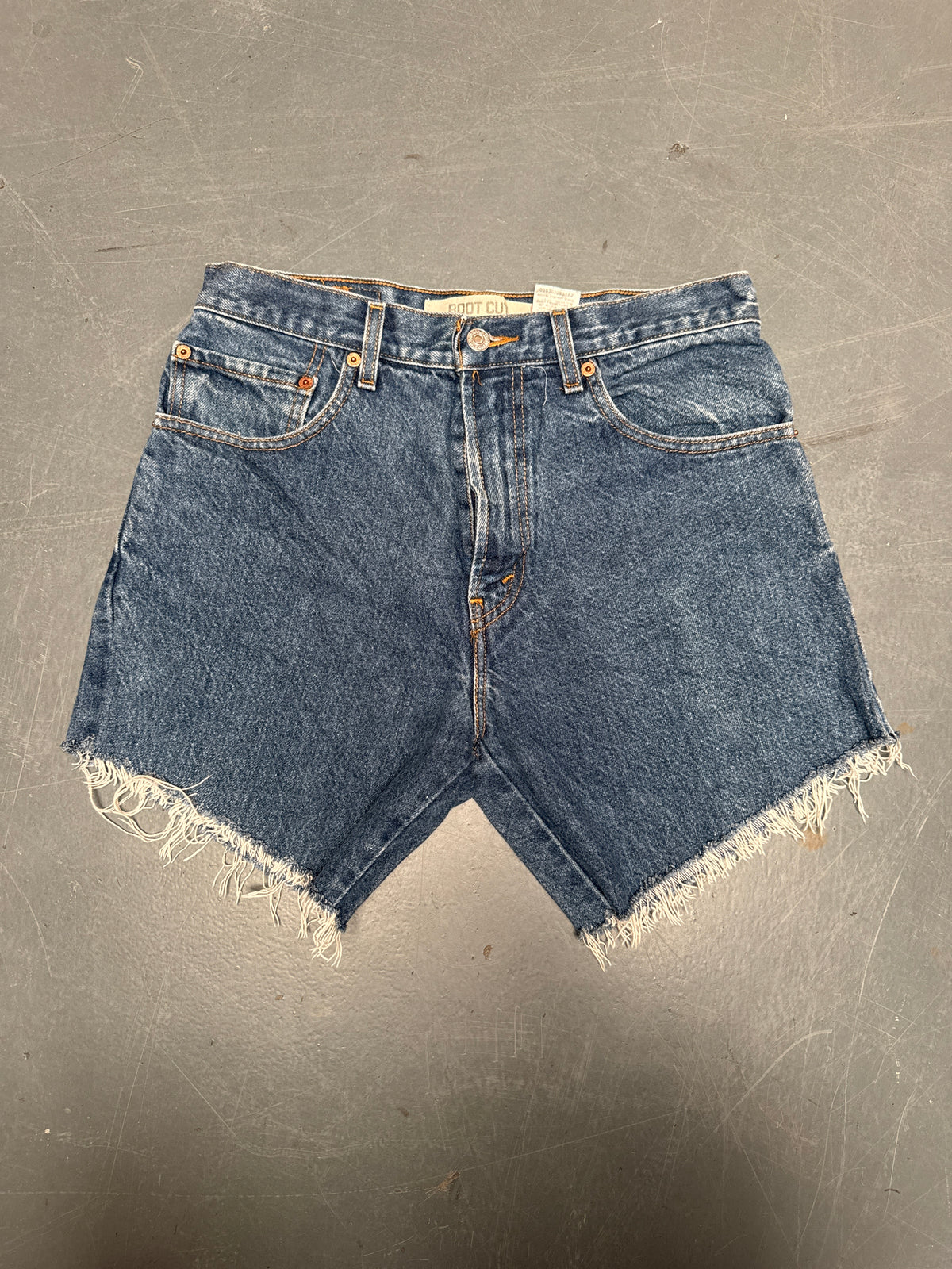 Vintage Levis Cut Off Denim Shorts - 90s Made - W 30 - SH1136