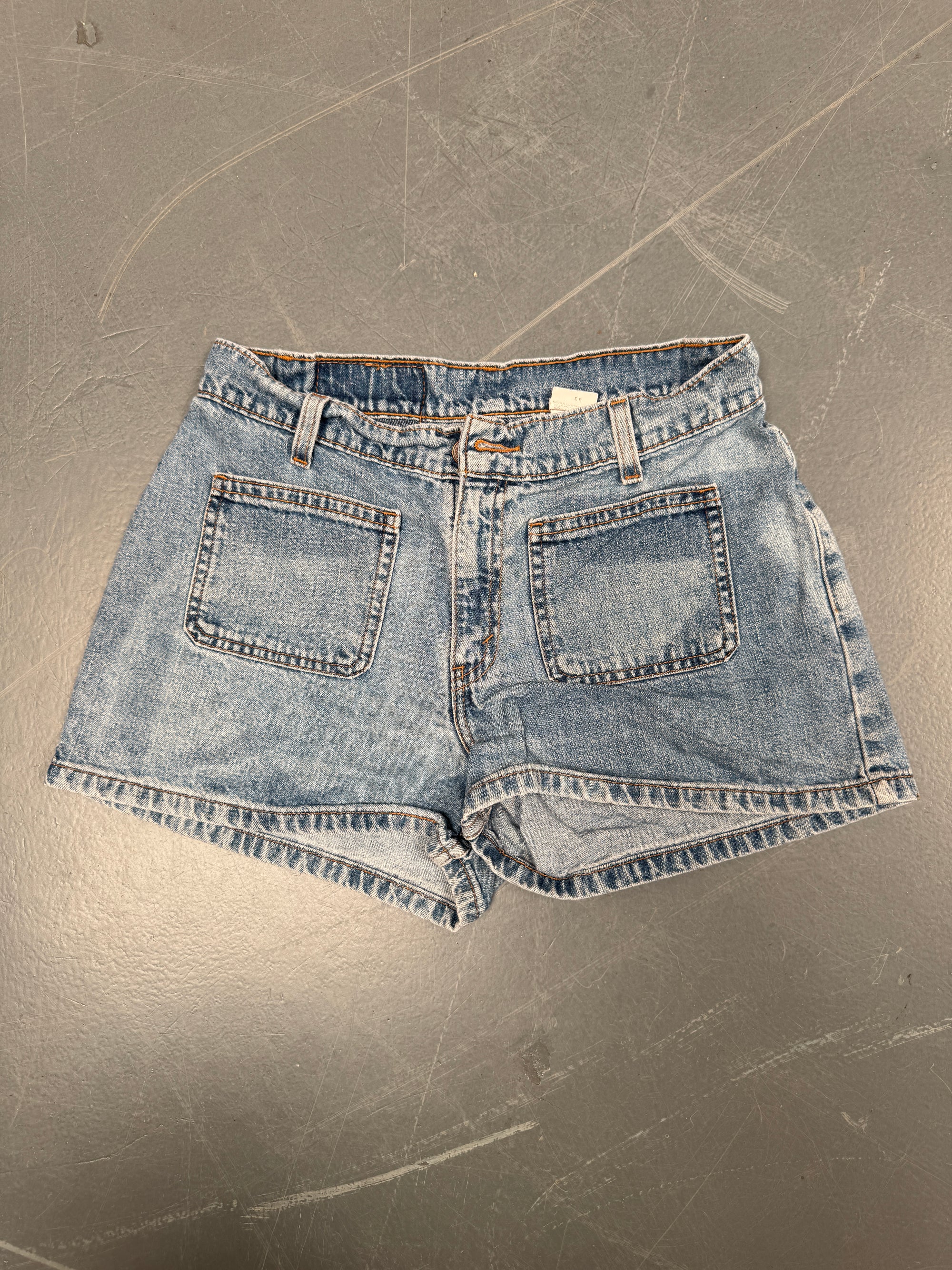Vintage Ladies Levis Cut Off Denim Shorts - 90s Made - W 27 - SH114