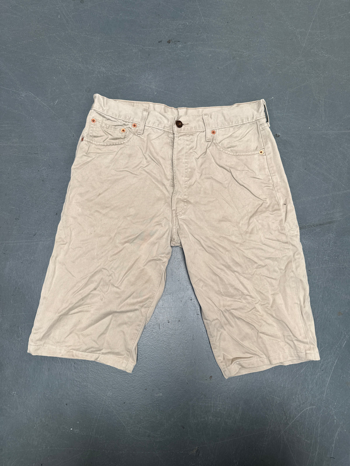 Vintage Levis Cut Off Denim Shorts - 90s Made - W 30 - SH1186
