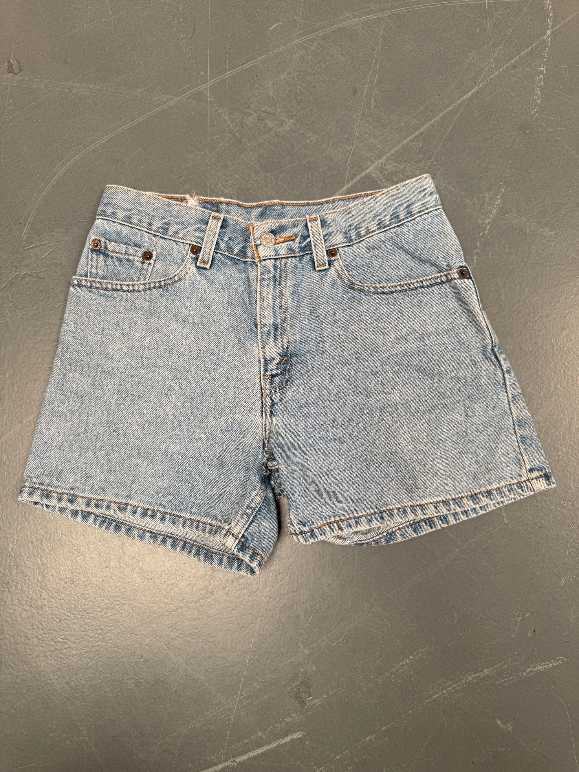 Vintage Ladies Levis Cut Off Denim Shorts - 90s Made - W 27 - SH119