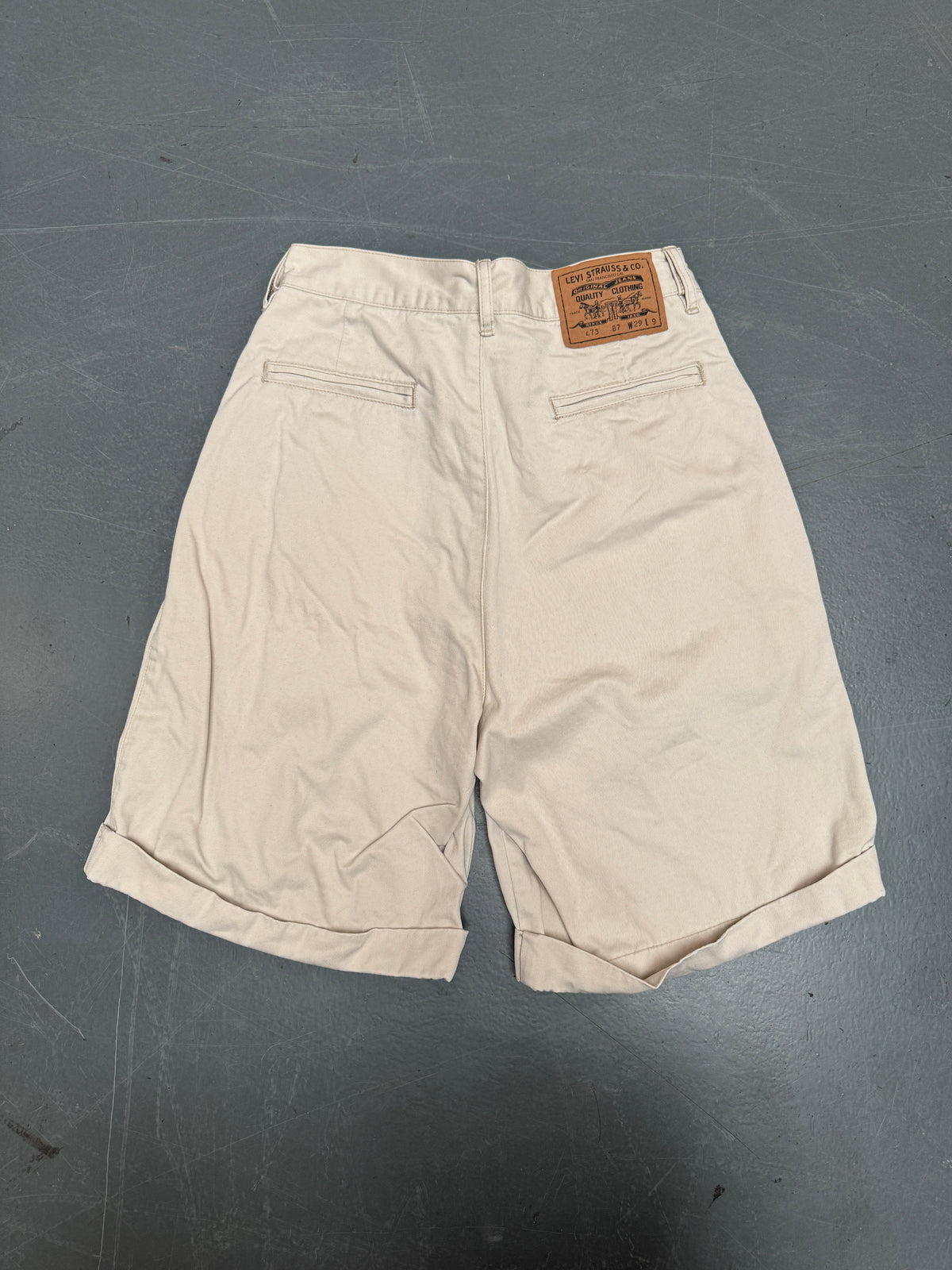 Vintage Levis Cut Off Denim Shorts - 90s Made - W 26 - SH1202