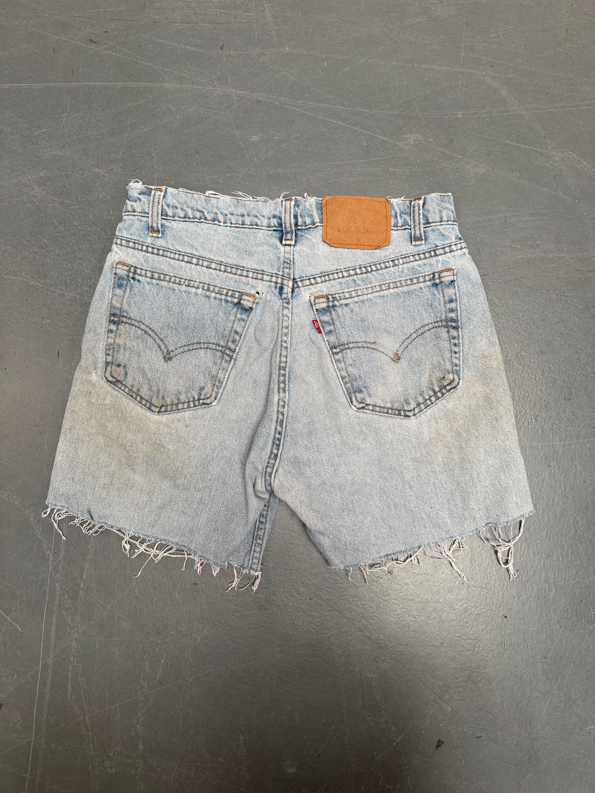 Vintage Levis Cut Off Denim Shorts - 90s Made - W 30 - SH1204