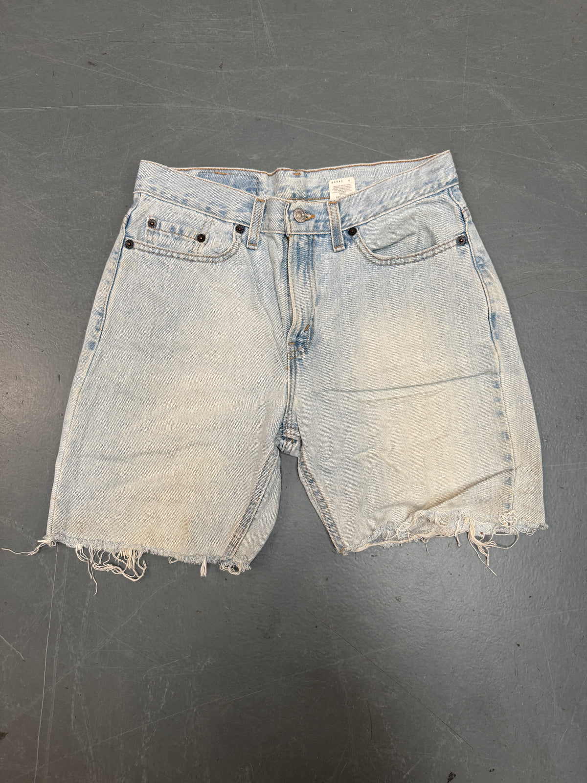 Vintage Levis Cut Off Denim Shorts - 90s Made - W 30 - SH1211