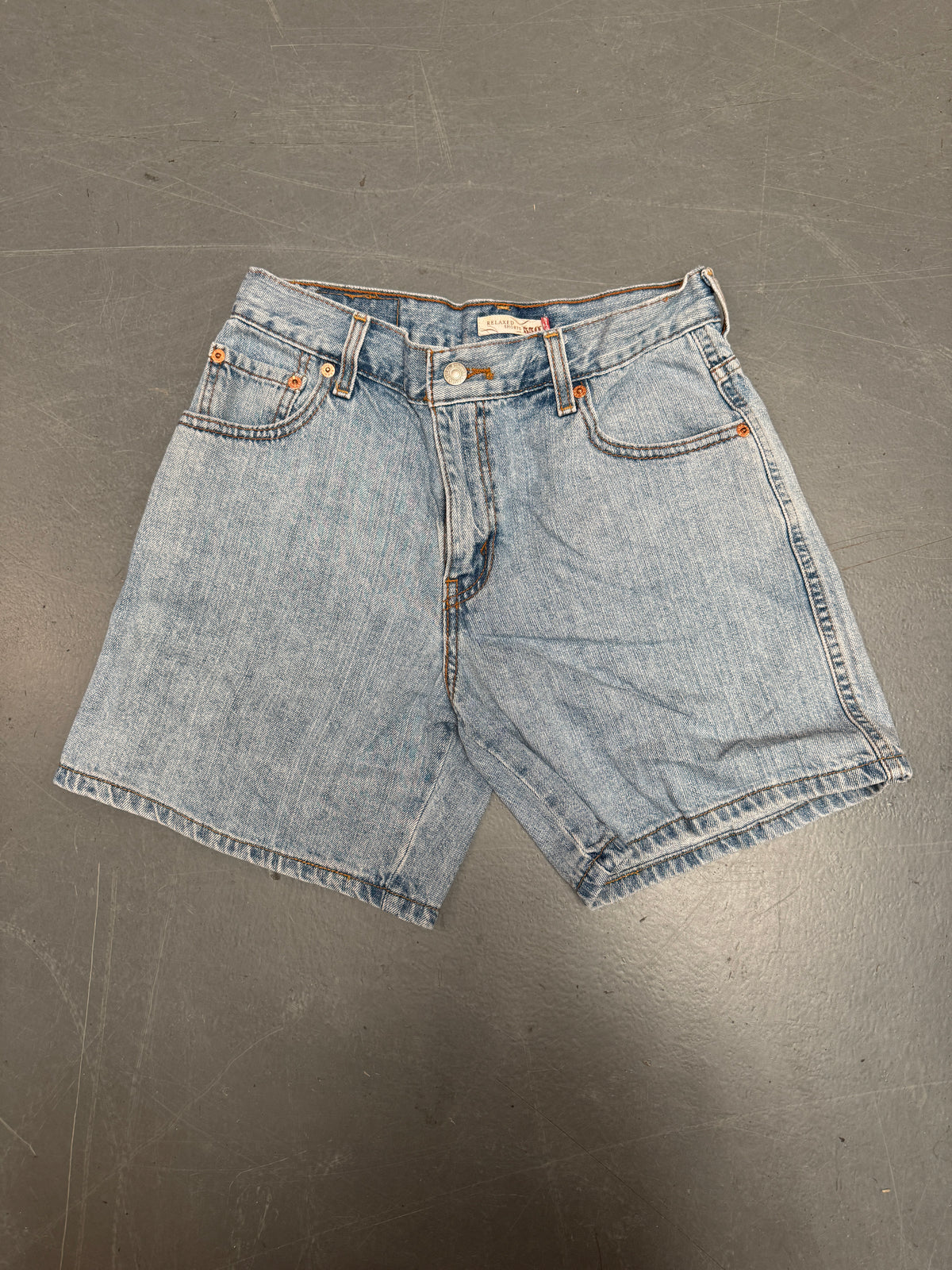 Vintage Levis Cut Off Denim Shorts - 90s Made - W 26 - SH1222