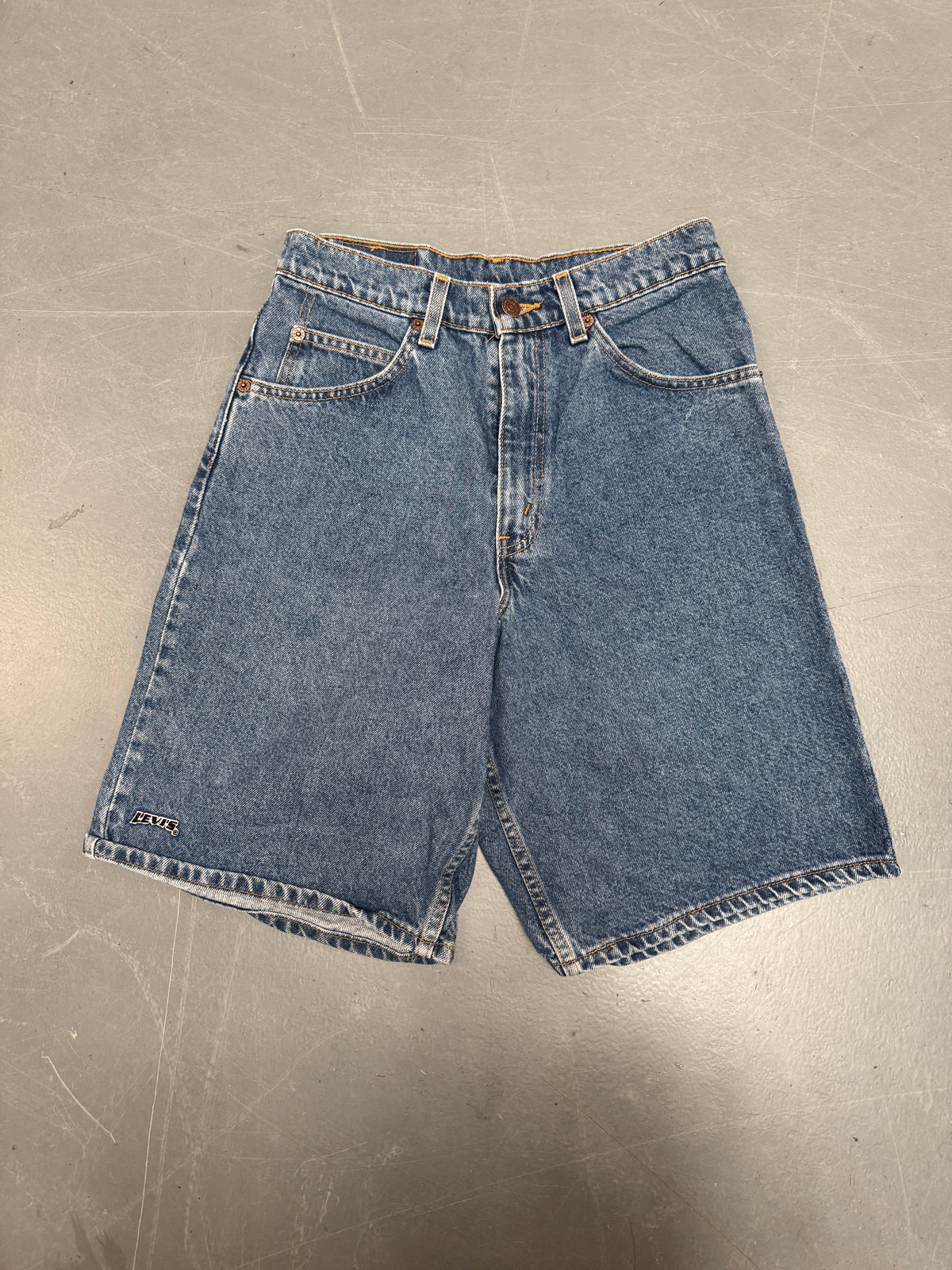 Vintage Levis Cut Off Denim Shorts - 90s Made - W 26 - SH1226