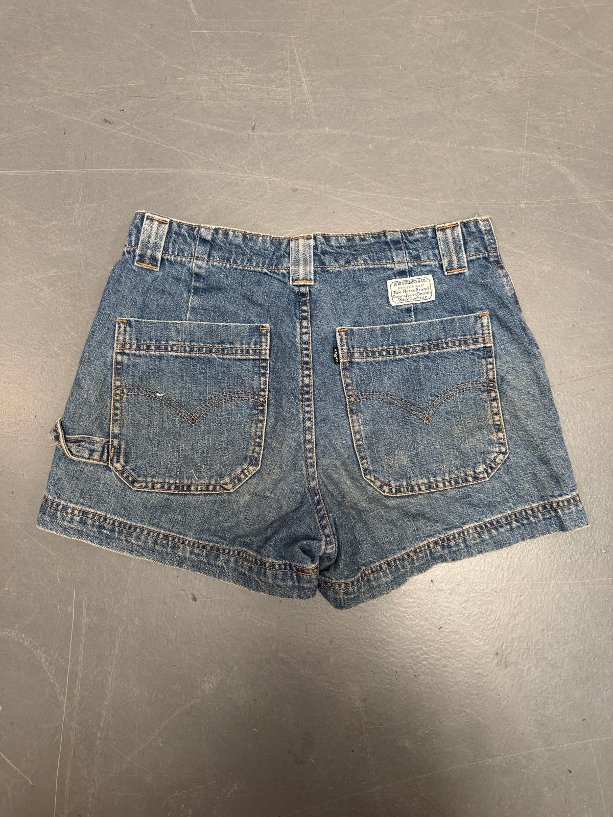 Vintage Levis Cut Off Denim Shorts - 90s Made - W 30 - SH1227
