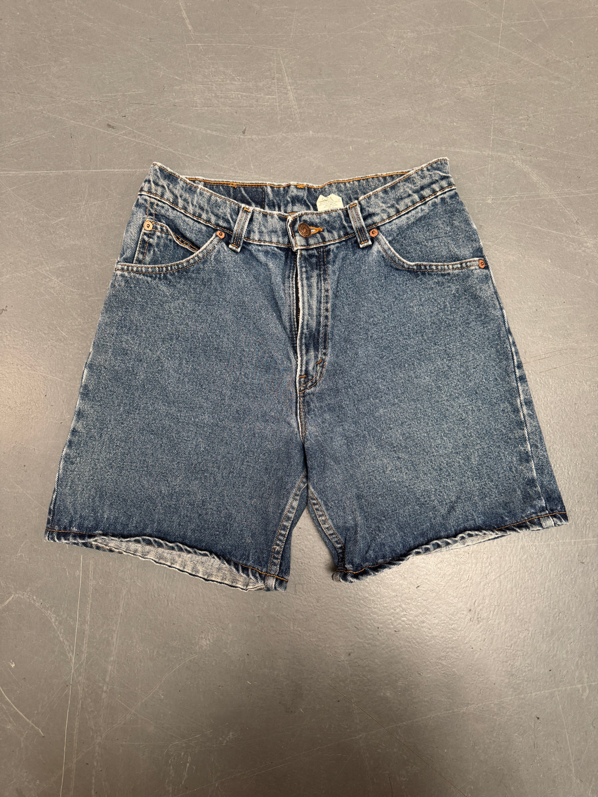 Vintage Levis Cut Off Denim Shorts - 90s Made - W 28 - SH1229