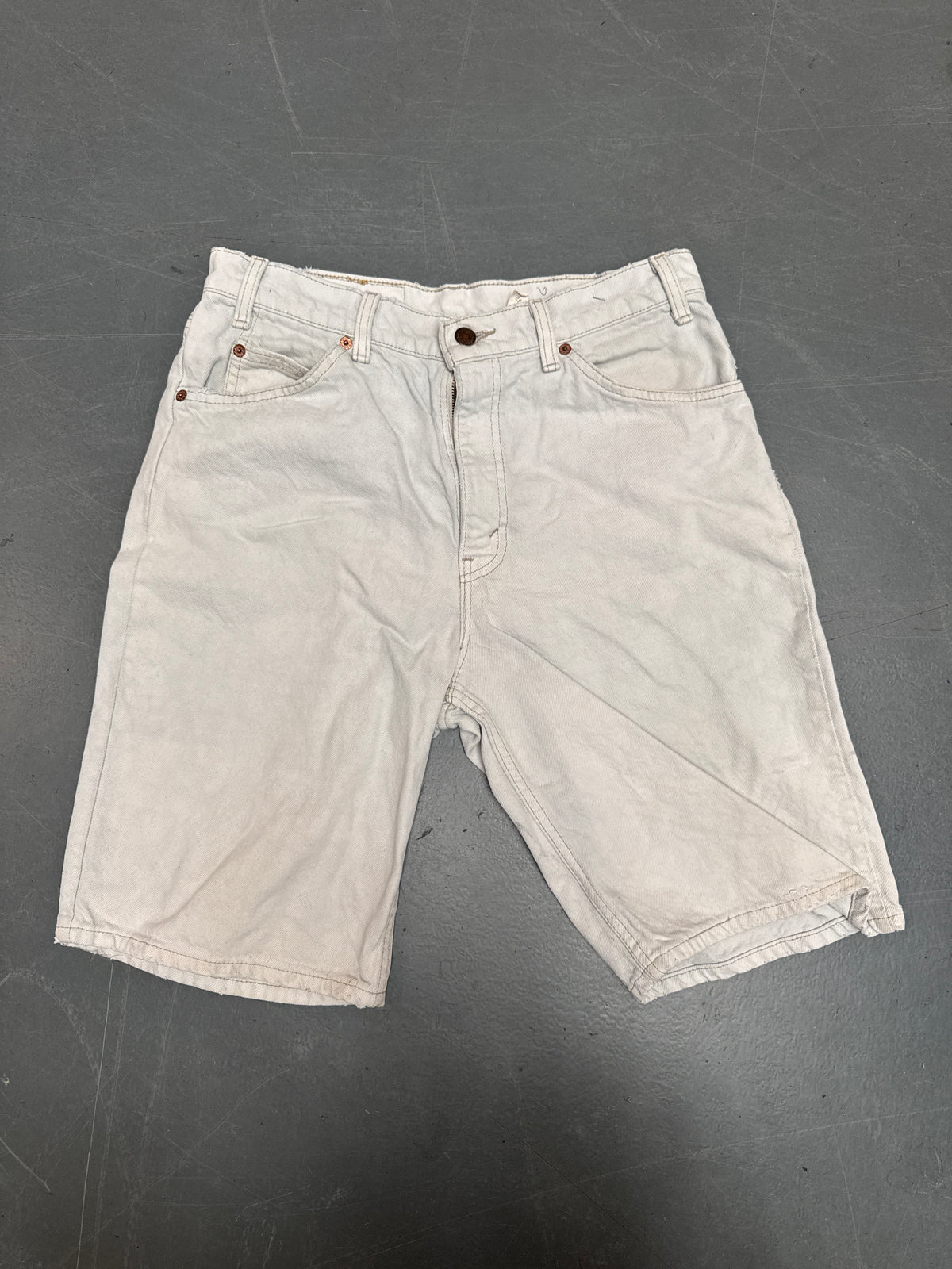 Vintage Levis Cut Off Denim Shorts - 90s Made - W 30 - SH1231