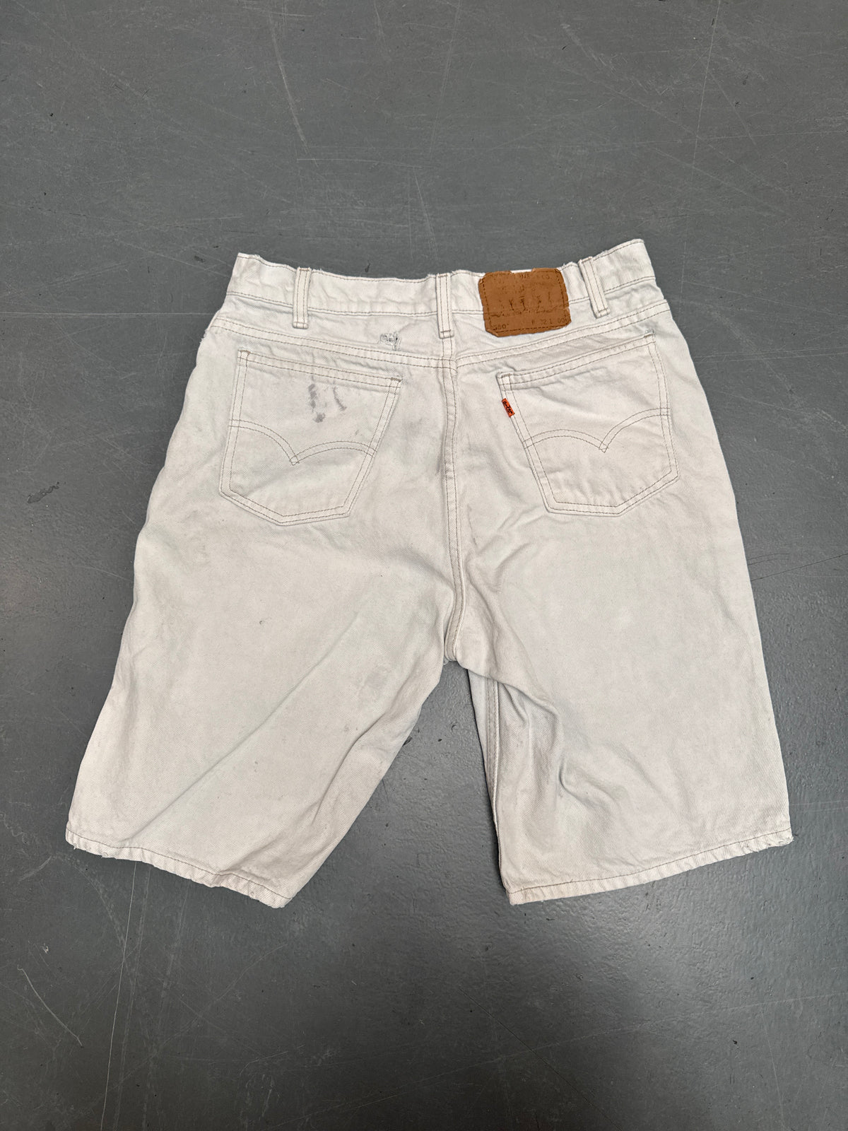 Vintage Levis Cut Off Denim Shorts - 90s Made - W 30 - SH1231