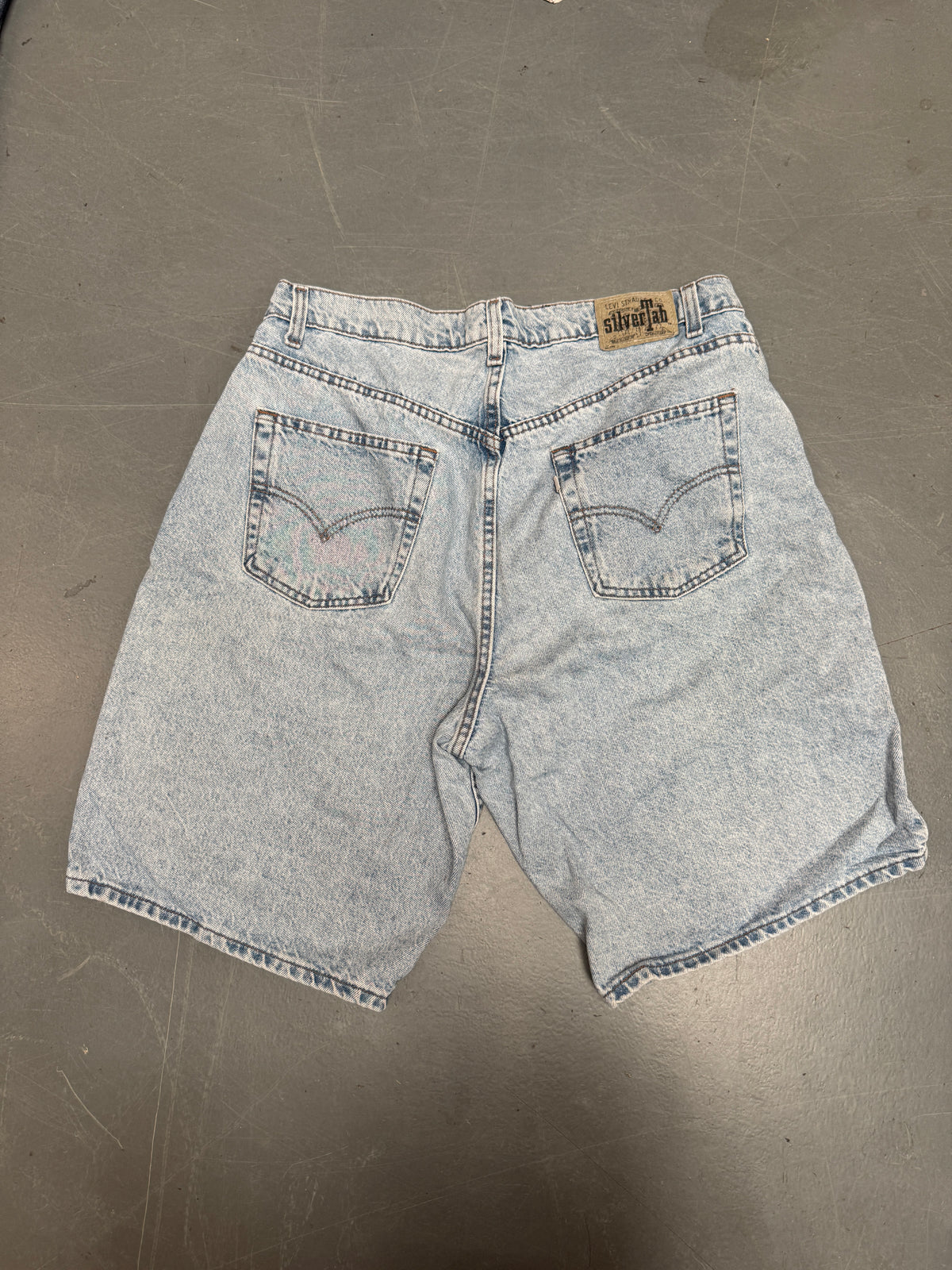 Vintage Levis Cut Off Denim Shorts - 90s Made - W 36 - SH1241
