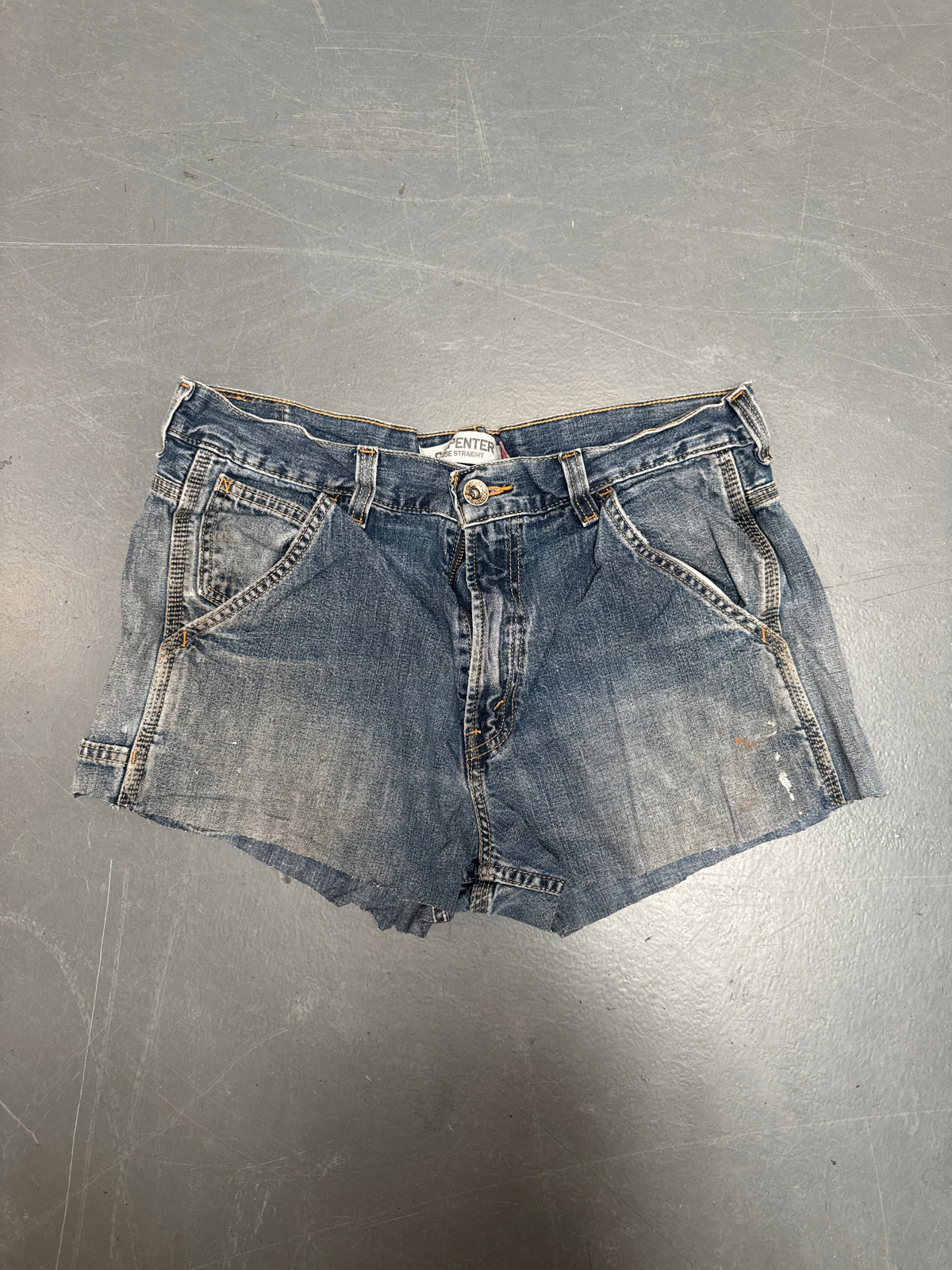 Vintage Levis Cut Off Denim Shorts - 90s Made - W 34 - SH1243