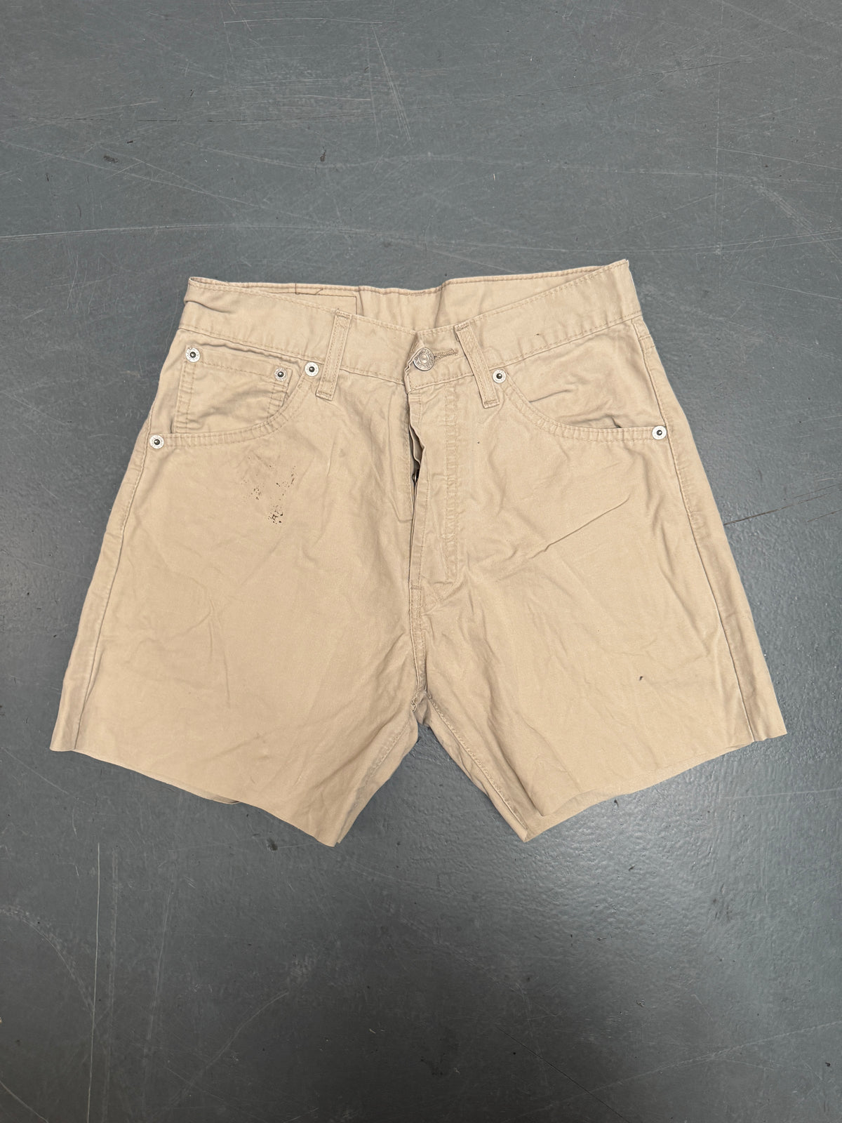 Vintage Levis Cut Off Denim Shorts - 90s Made - W 25 - SH1257