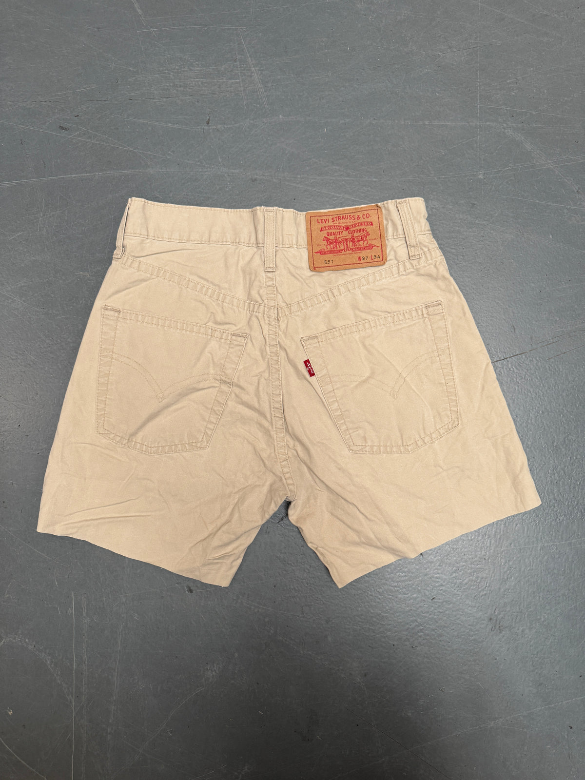 Vintage Levis Cut Off Denim Shorts - 90s Made - W 25 - SH1257