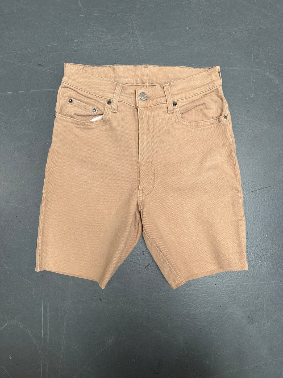 Vintage Levis Cut Off Denim Shorts - 90s Made - W 24 - SH1260