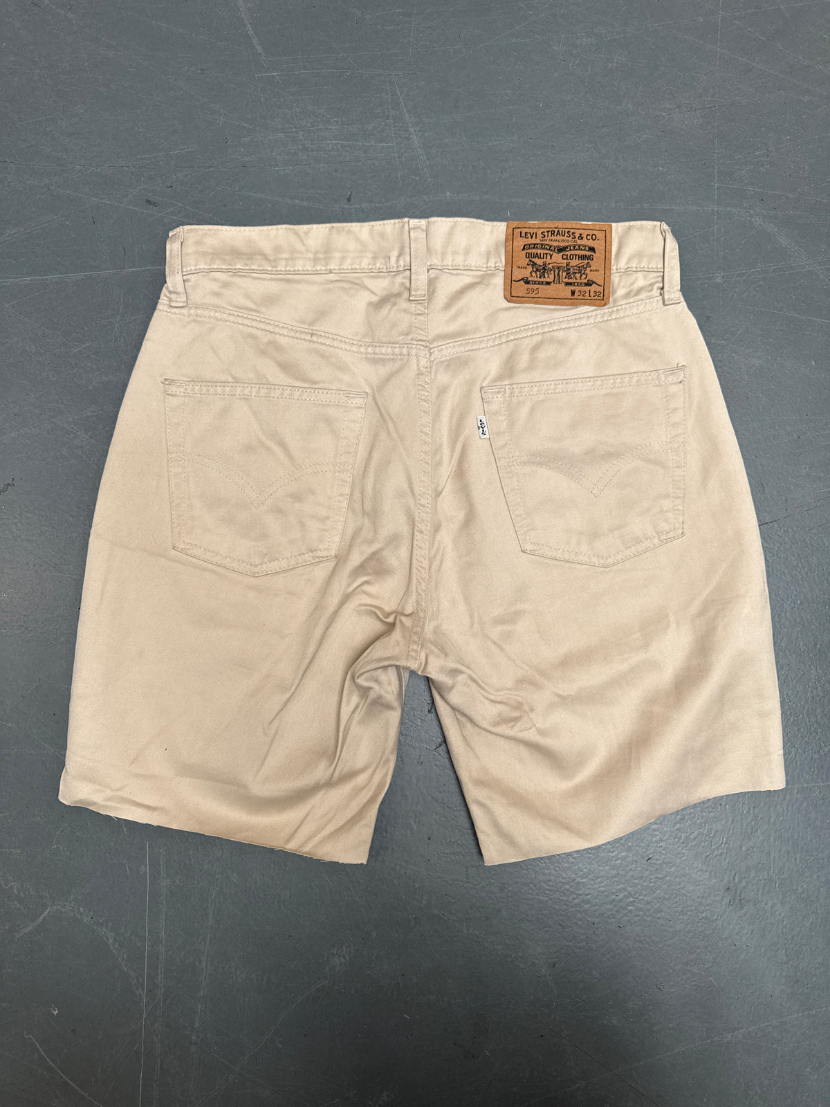 Vintage Levis Cut Off Denim Shorts - 90s Made - W 30 - SH1261
