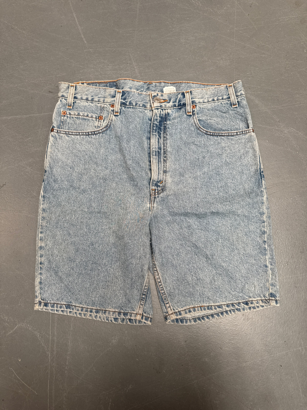 Vintage Levis Cut Off Denim Shorts - 90s Made - W 34 - SH1264