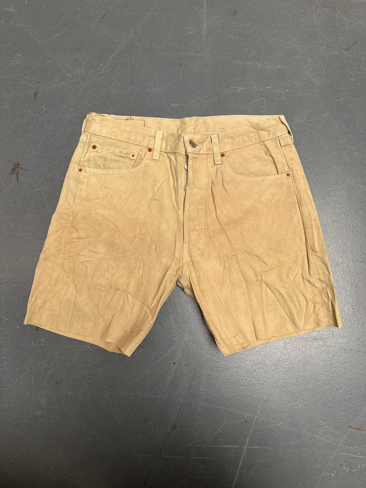 Vintage Levis Cut Off Denim Shorts - 90s Made - W 30 - SH1316