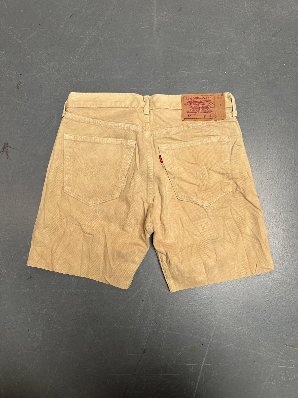 Vintage Levis Cut Off Denim Shorts - 90s Made - W 30 - SH1316