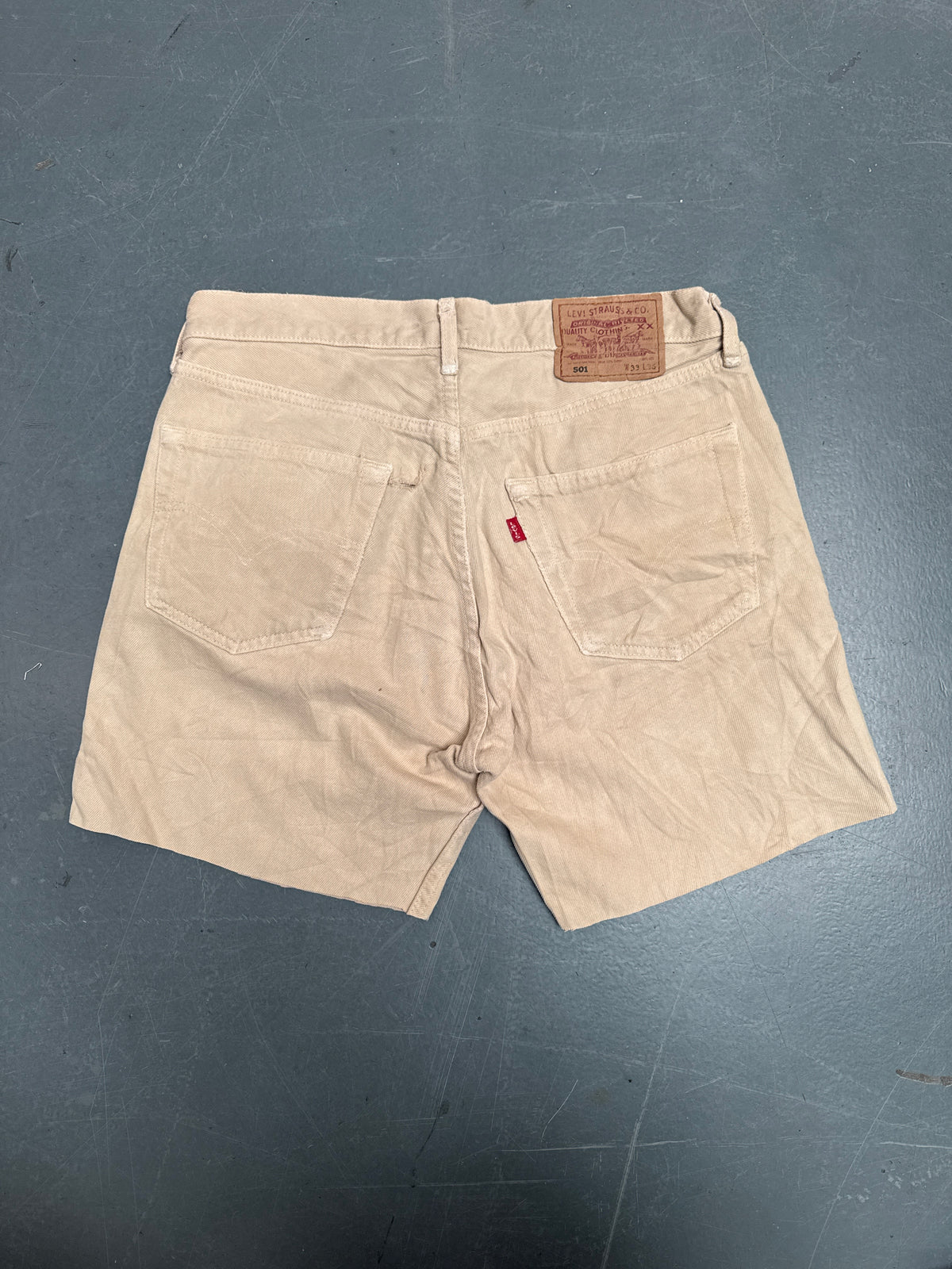 Vintage Levis Cut Off Denim Shorts - 90s Made - W 30 - SH1317