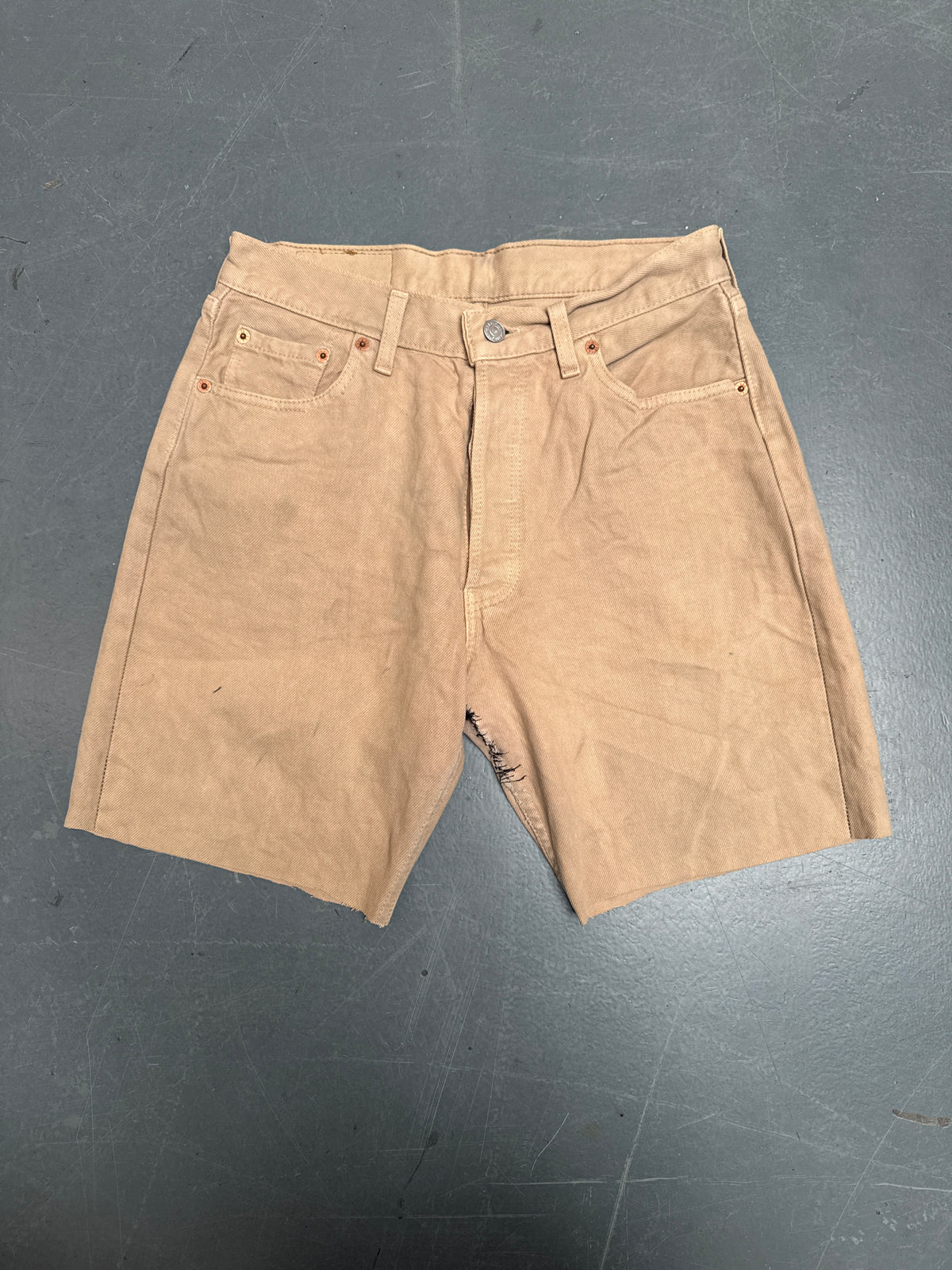 Vintage Levis Cut Off Denim Shorts - 90s Made - W 26 - SH1325