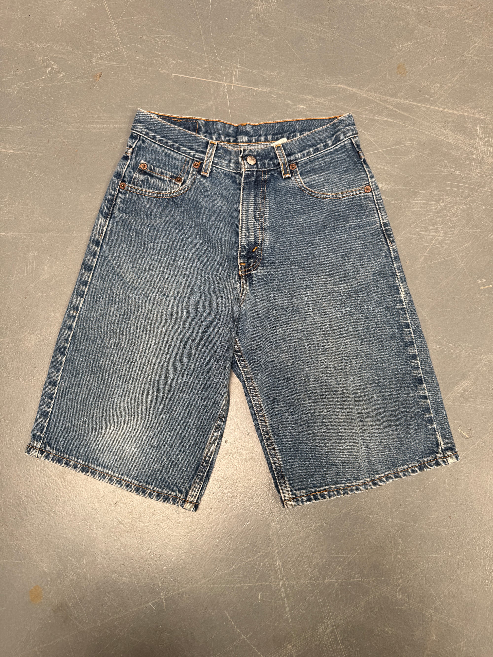 Vintage Ladies Levis Cut Off Denim Shorts - 90s Made - W 27 - SH228