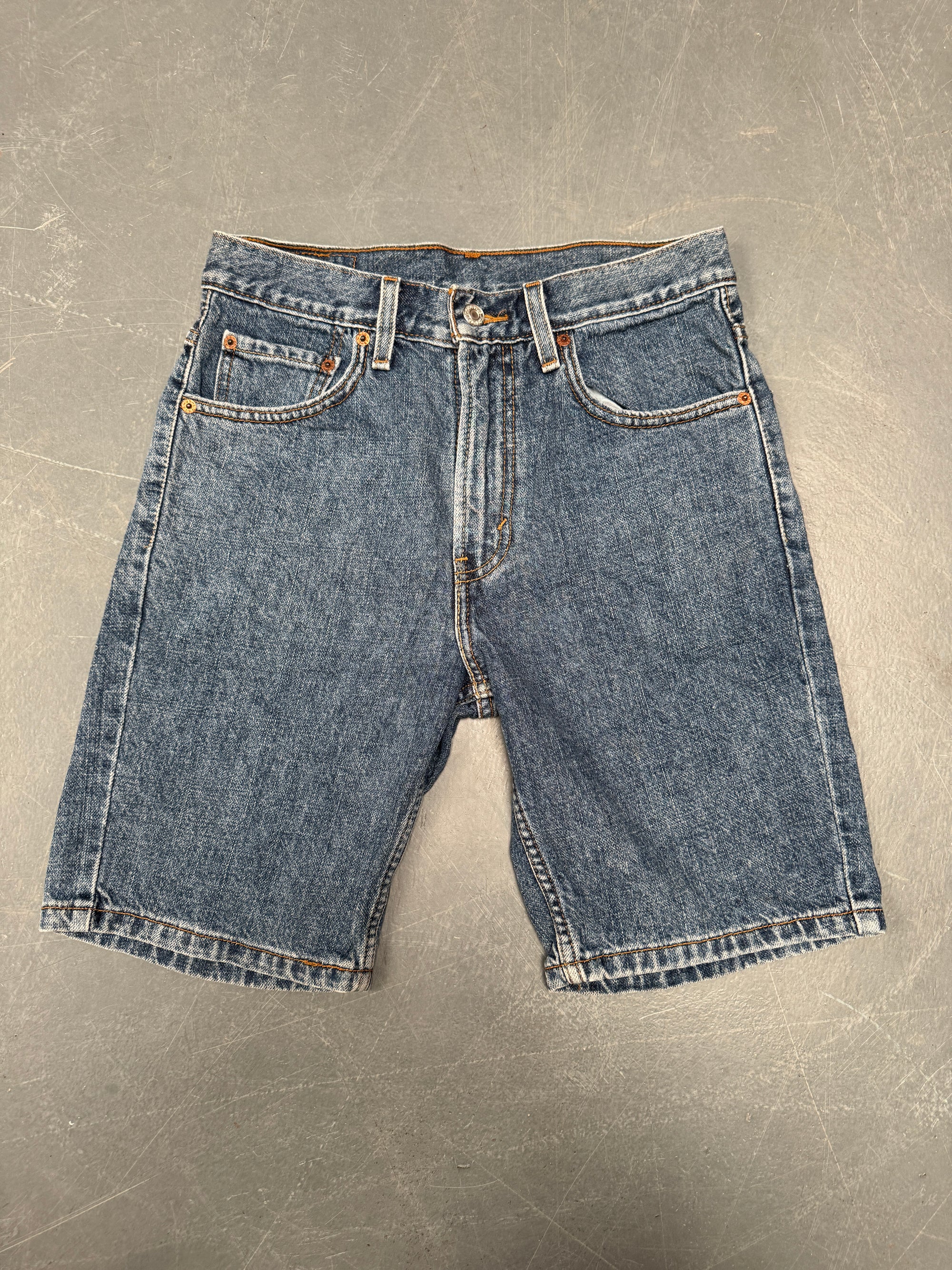 Vintage Ladies Levis Cut Off Denim Shorts - 90s Made - W 29 - SH259