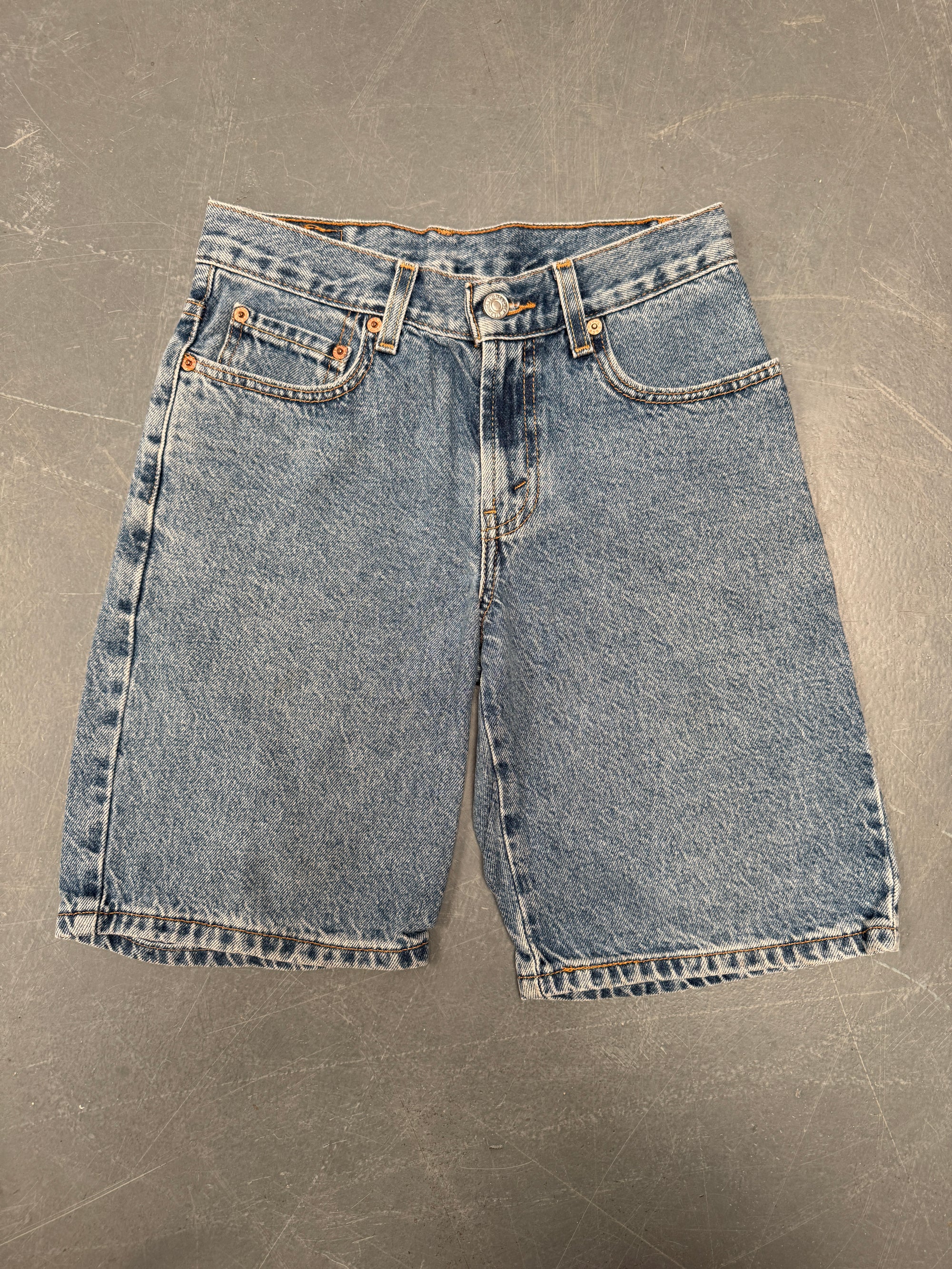 Vintage Ladies Levis Cut Off Denim Shorts - 90s Made - W 26 - SH260